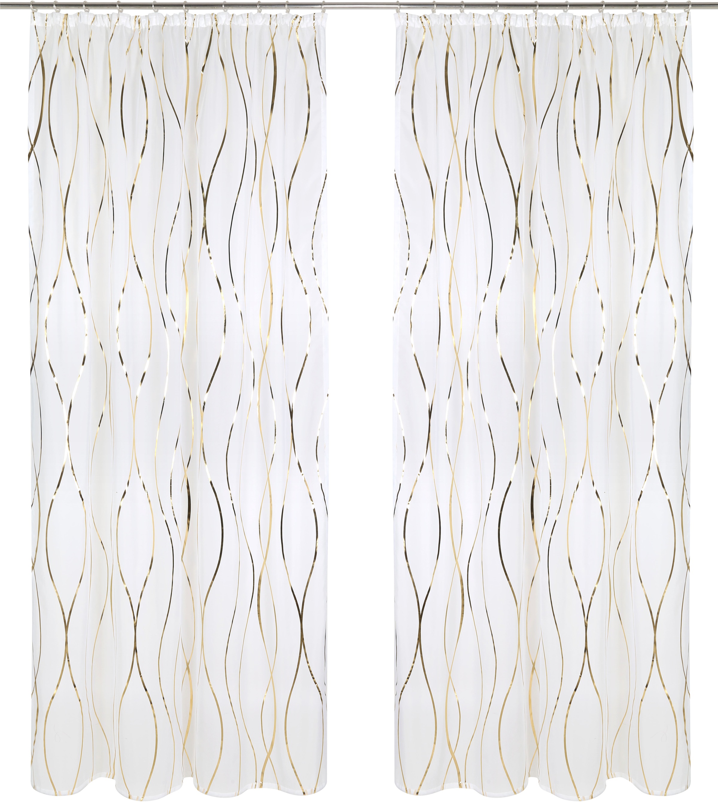 Image of my home Gardine »Alfie«, (1 St.), mit Foliendruck, transparent, glatt, gemustert, verschiedene Grössen bei Ackermann Versand Schweiz