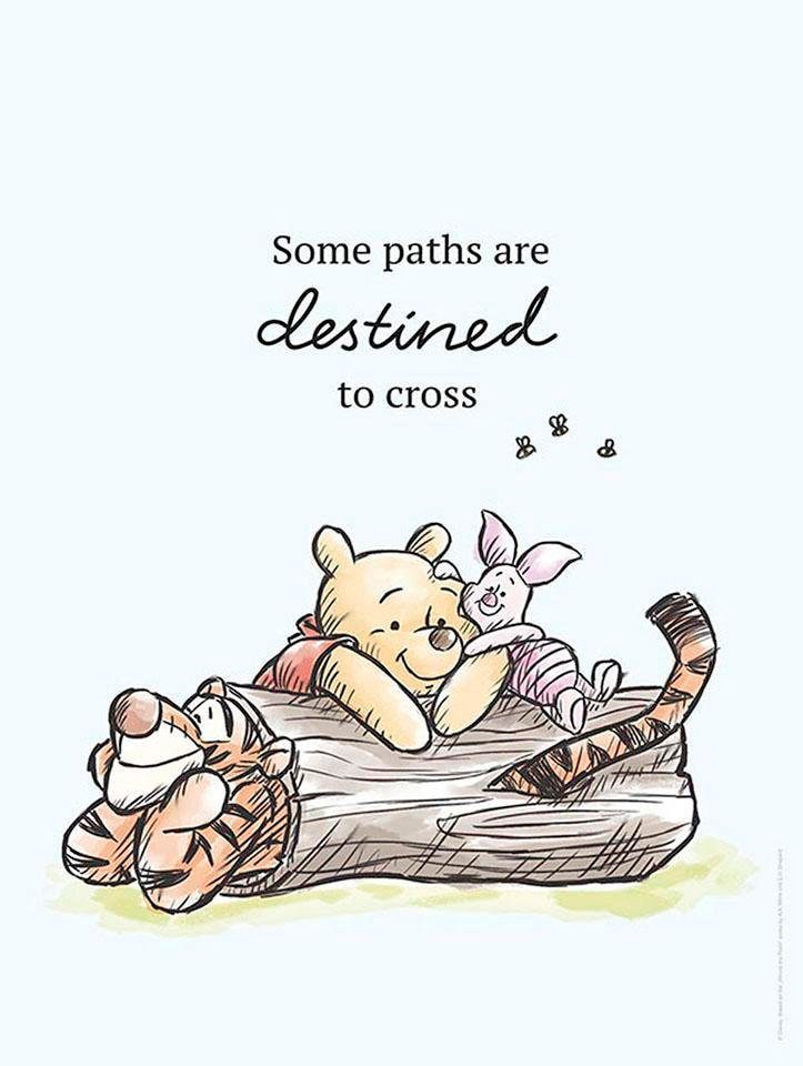 Image of Komar Bild "Winnie the Pooh Path" Disney 1 Stk. tlg. Wandbild zur Dekoration im Kinderzimmer - ohne Rahmen