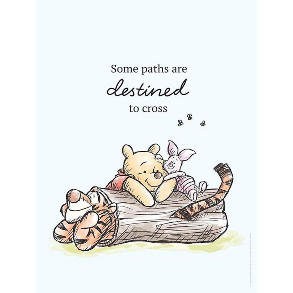 Komar Poster »Winnie Pooh Path«, Disney, (1 St.)