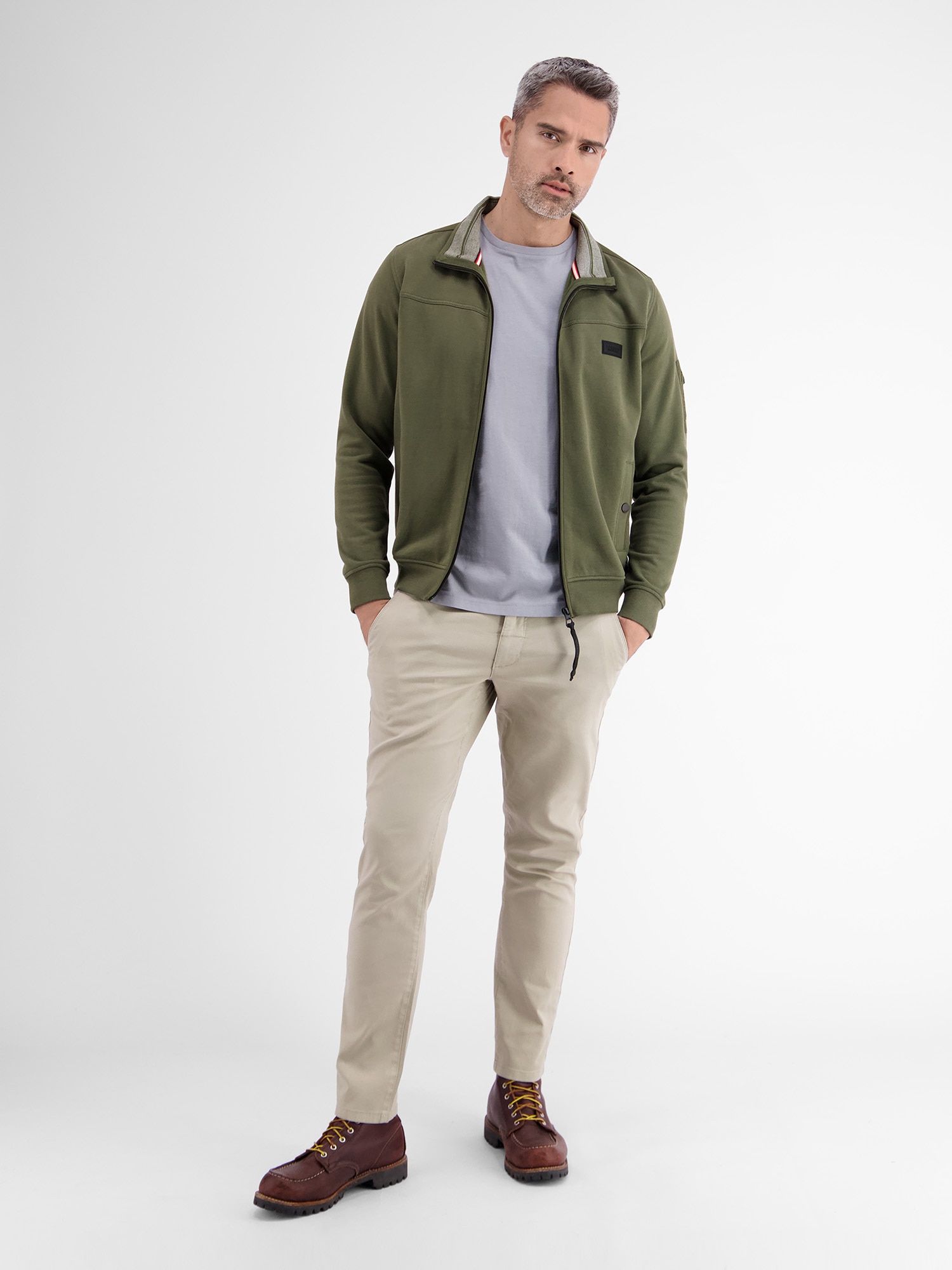 LERROS Sweatjacke »Sweatjacke in weicher Qualität«