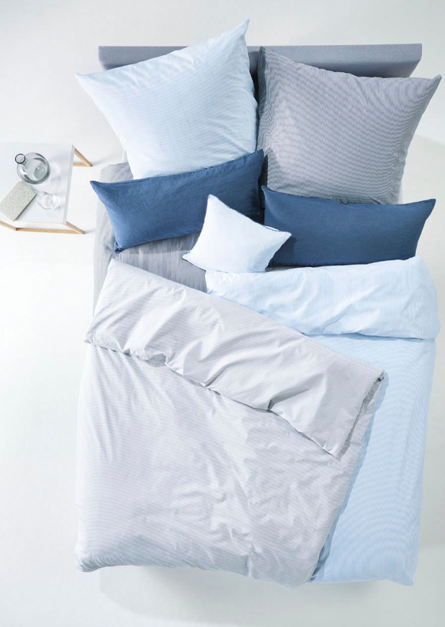 fleuresse Bettwäsche »Porto«, 100% Baumwolle, in Gr. 135x200, 155x220, 200x200cm, Reissverschluss