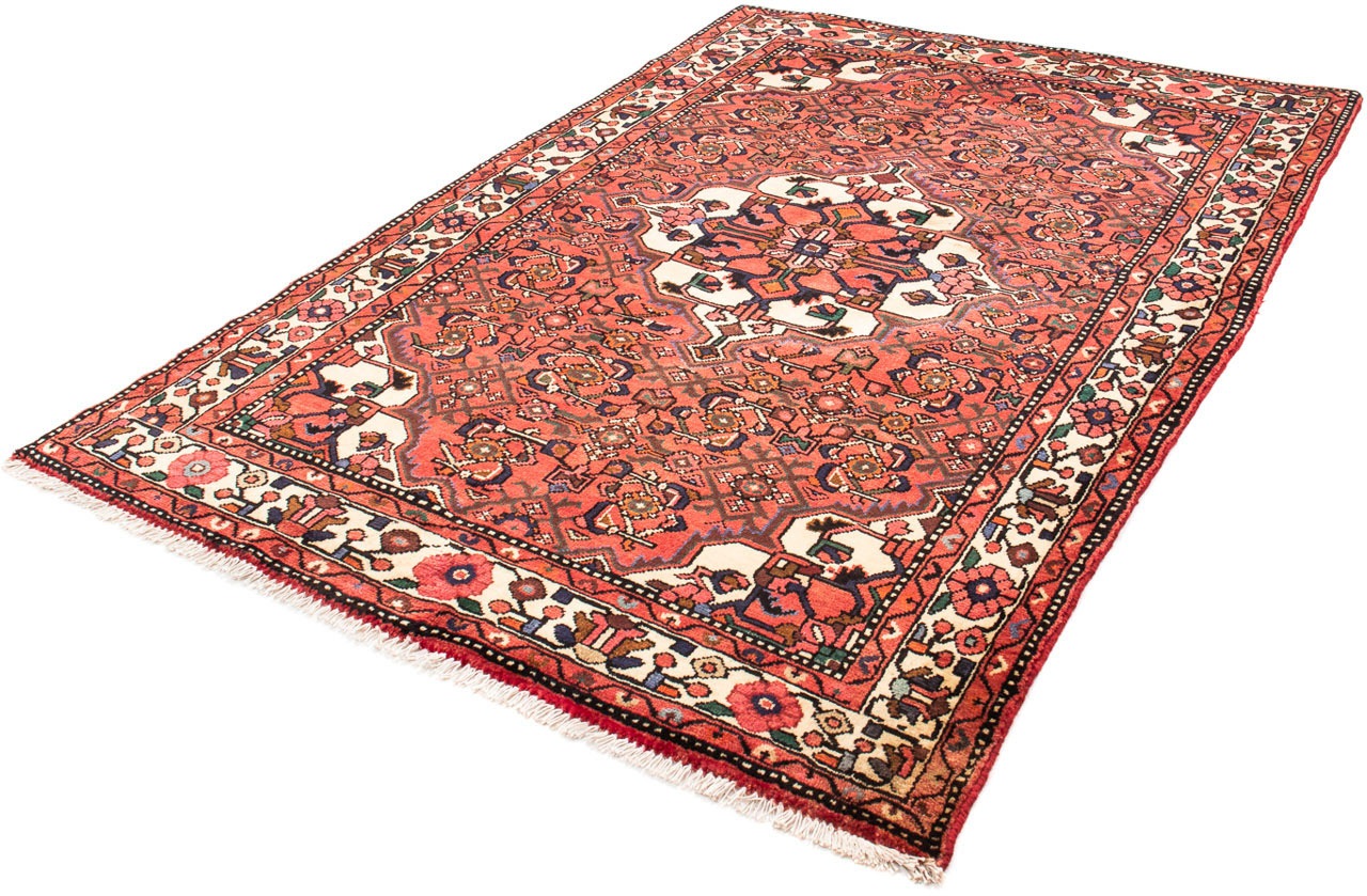 Image of morgenland Orientteppich »Perser - Nomadic - 220 x 150 cm - rot«, rechteckig, 10 mm Höhe, Wohnzimmer, Handgeknüpft, Einzelstück mit Zertifikat bei Ackermann Versand Schweiz