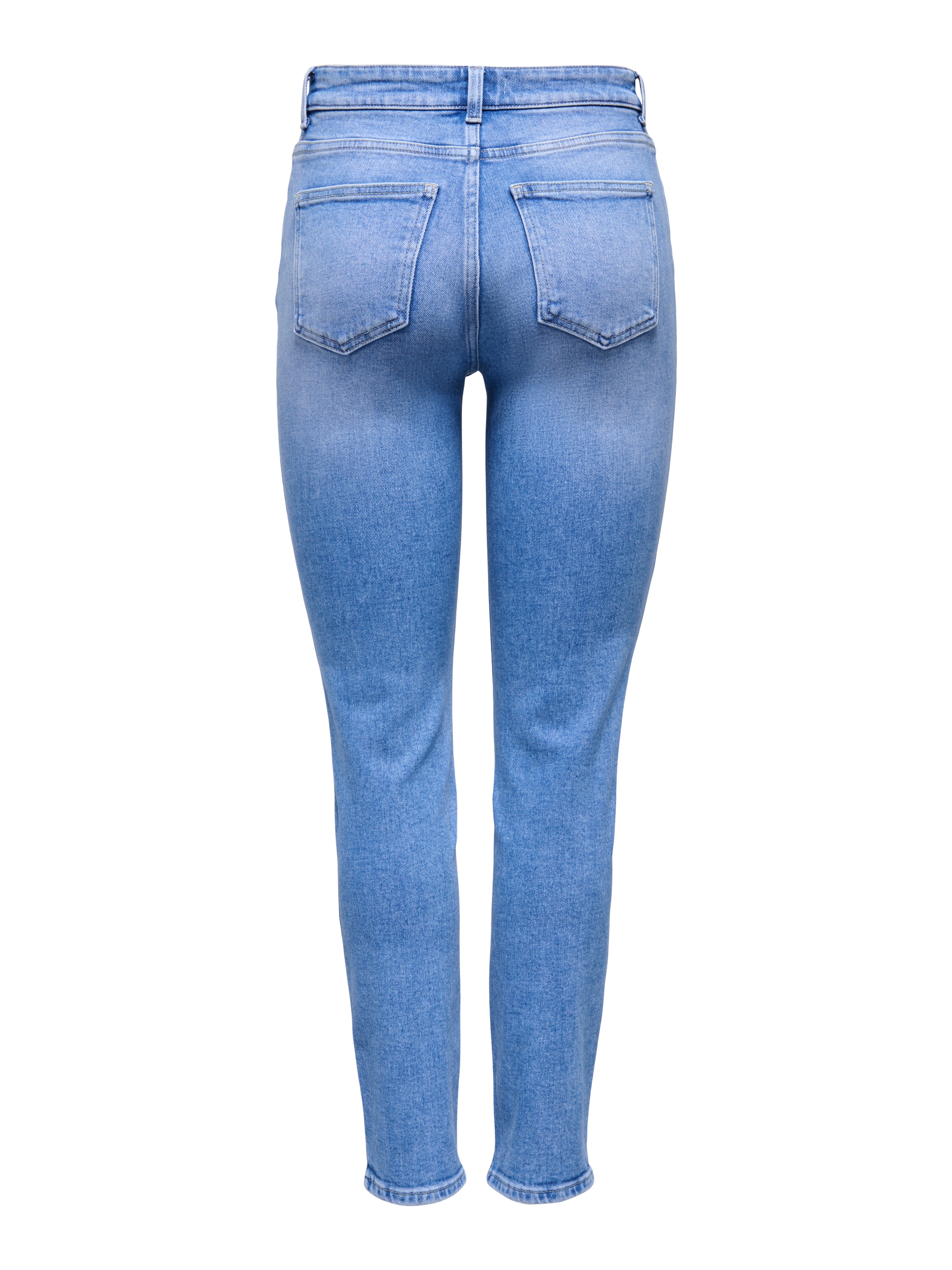 ONLY Straight-Jeans »ONLEMILY STRETCH HW ST AK DNM REA053NOOS« knöchellang, gerade Form, helle Waschung