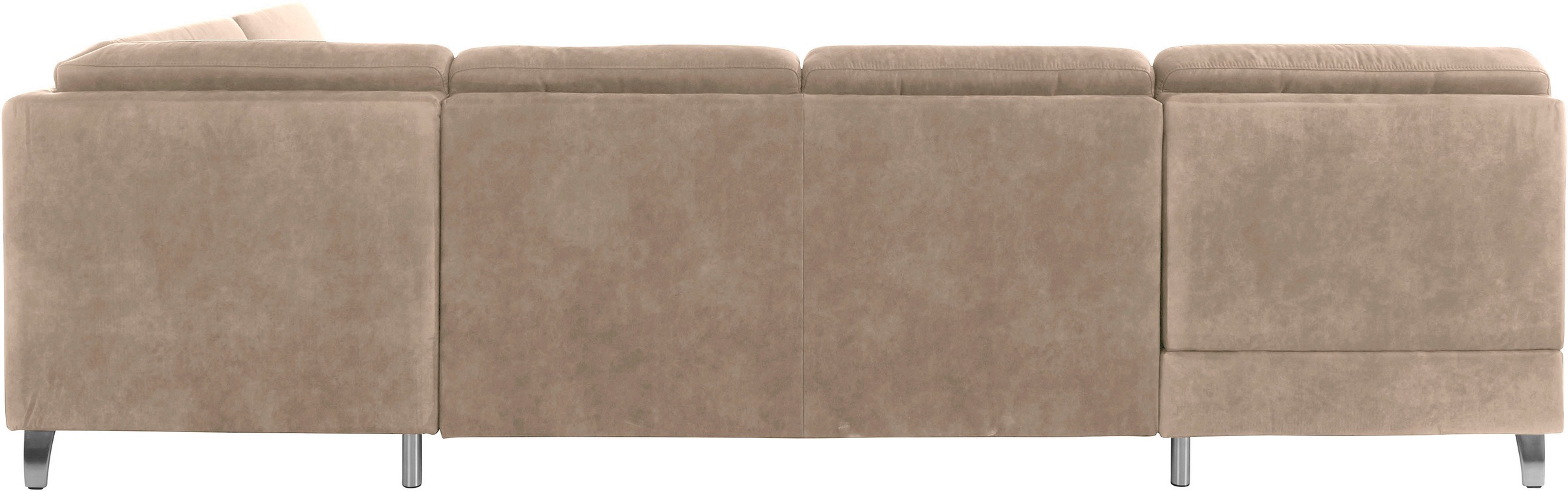 sit&more Wohnlandschaft »Clio U-Form«, wahlweise mit Bettfunktion und Bettkasten, inklusive Federkern