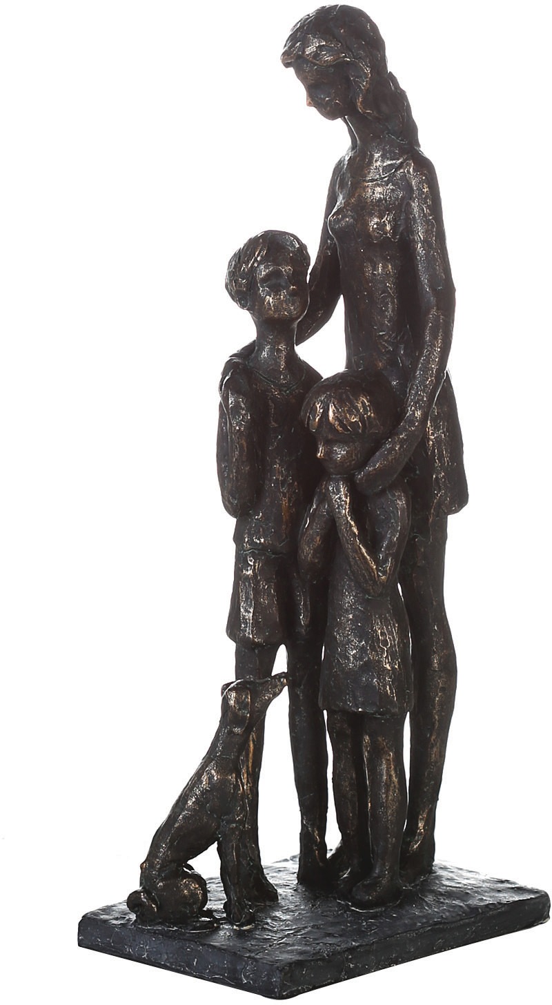 Image of Casablanca by Gilde Dekofigur »Skulptur Familie, bronzefarben«, (1 St.), Dekoobjekt, Höhe 31 cm, mit Spruchanhänger, Wohnzimmer bei Ackermann Versand Schweiz