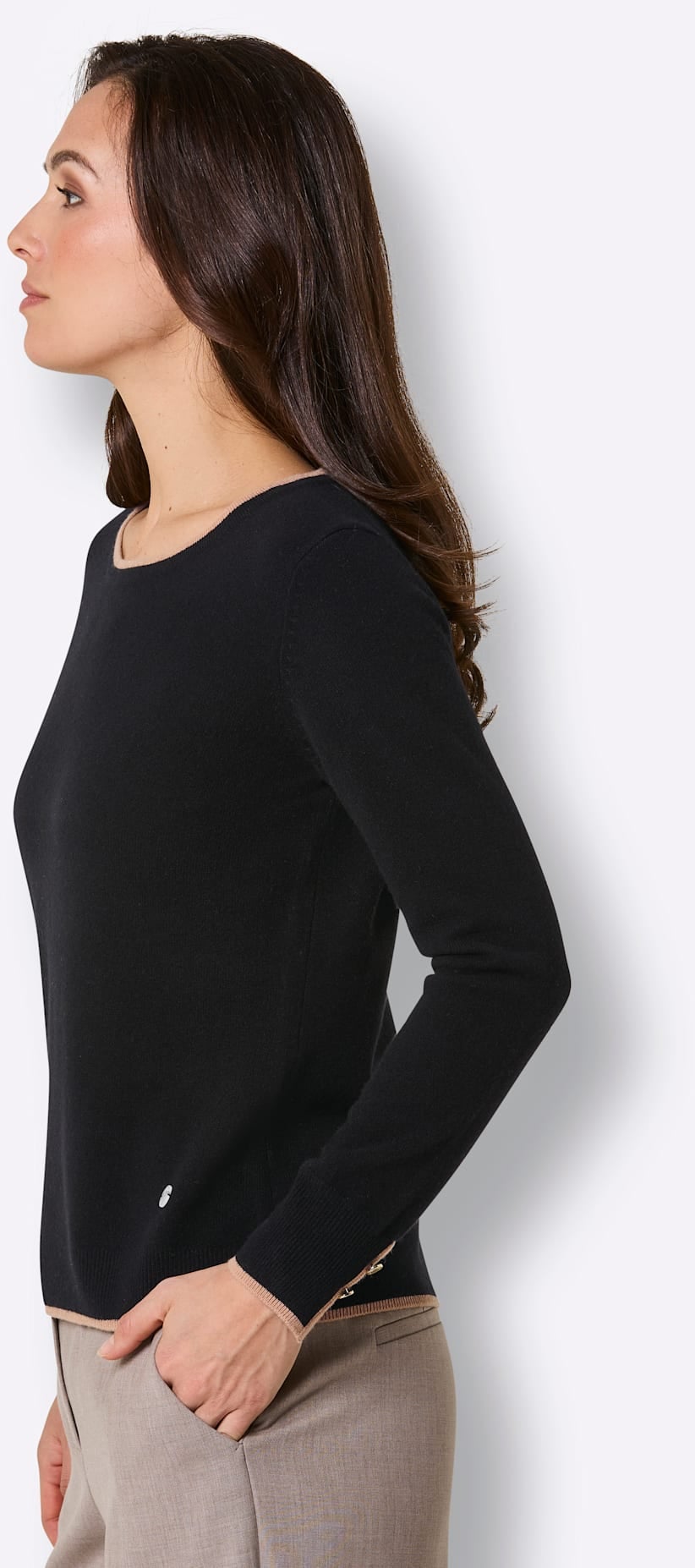 CREATION L PREMIUM Pull en laine »Merino-Pullover«