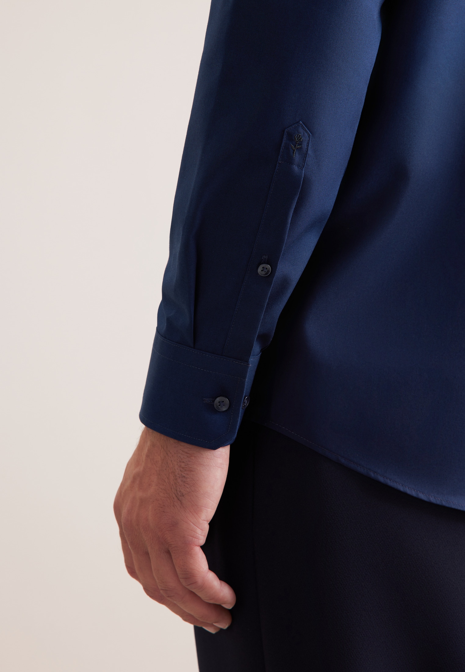 seidensticker Chemise d'affaires »Schwarze Rose« Regular 1/1 Kentkragen Uni