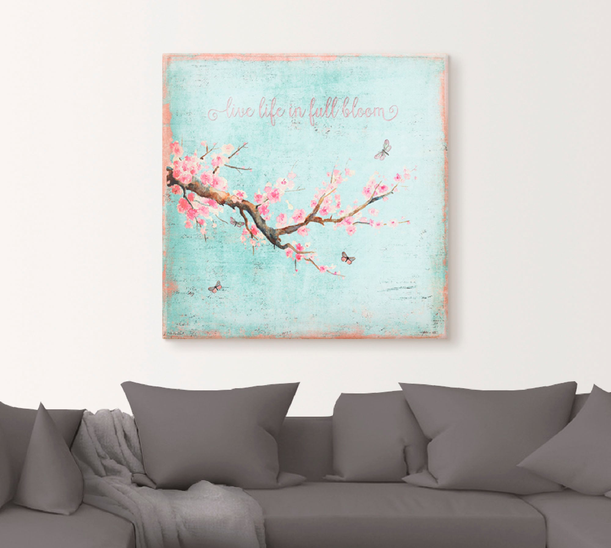 Artland Wandbild »Kirschblüte« Blumen 1 Stk. tlg. als Alubild, Leinwandbild in verschied. Grössen