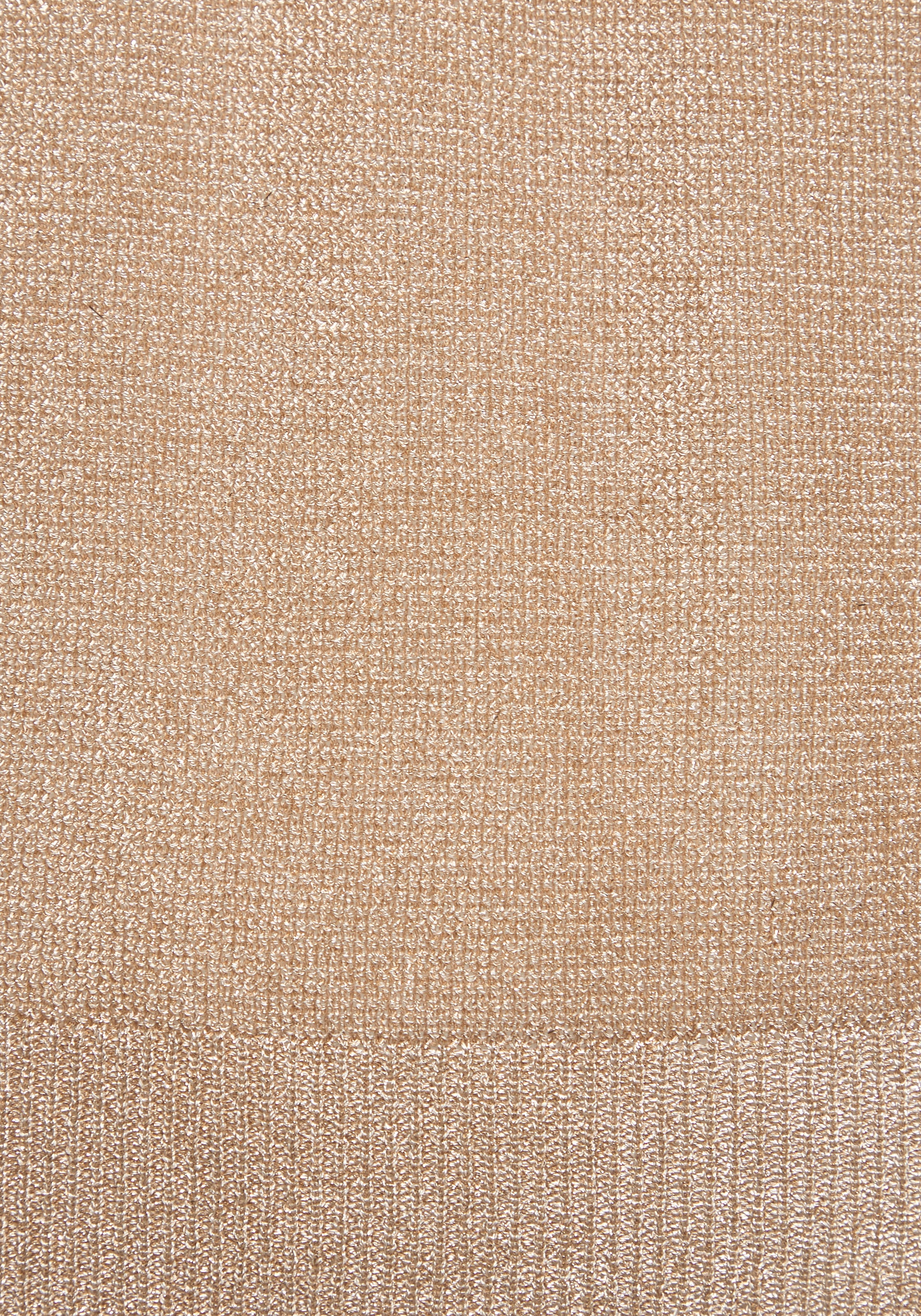 LASCANA Pull à manches courtes aus Glitzergarn mit Gliederketten-Detail