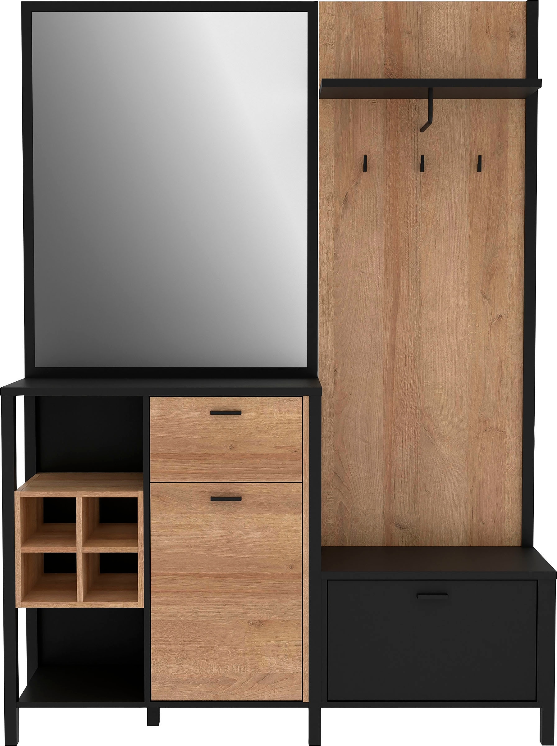 Image of FORTE Kompaktgarderobe "High Rock" Breite 144,5 cm