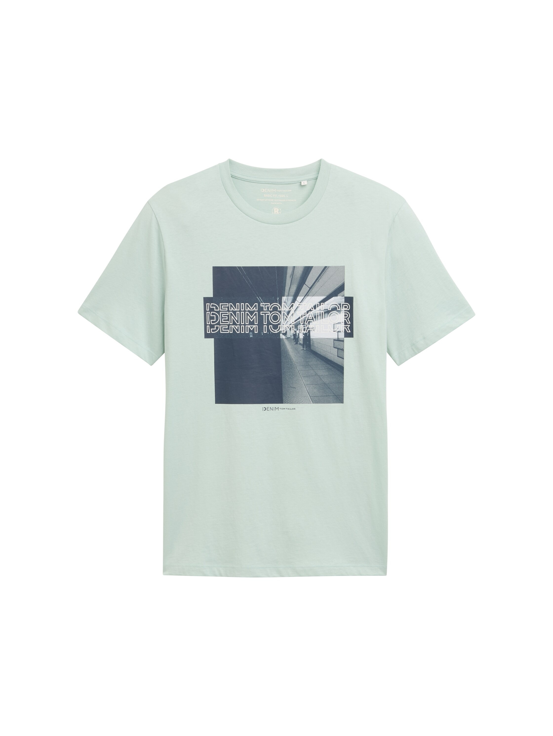 TOM TAILOR Denim Print-Shirt, mit Frontprint