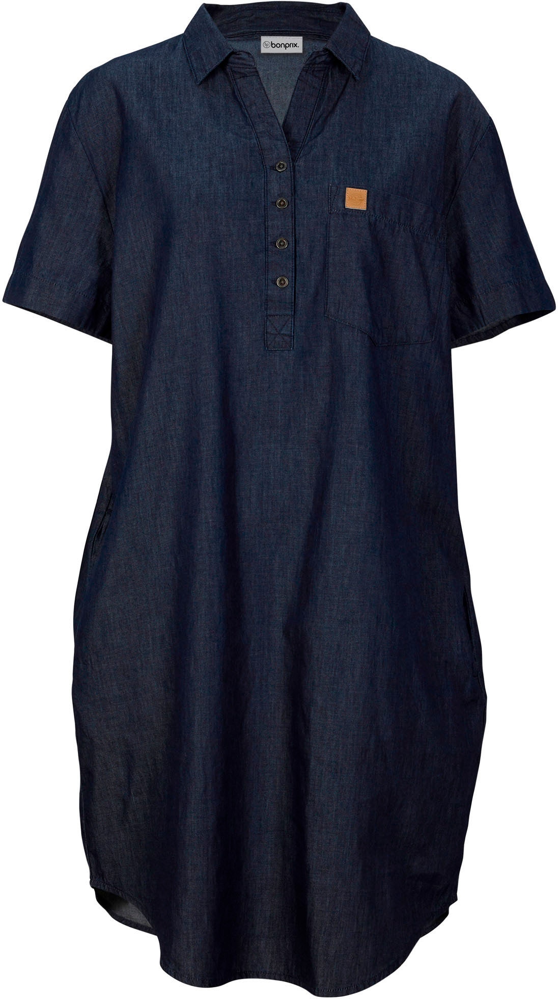 bonprix Robe en jean Casual, aus Baumwolle, Oversize Passform