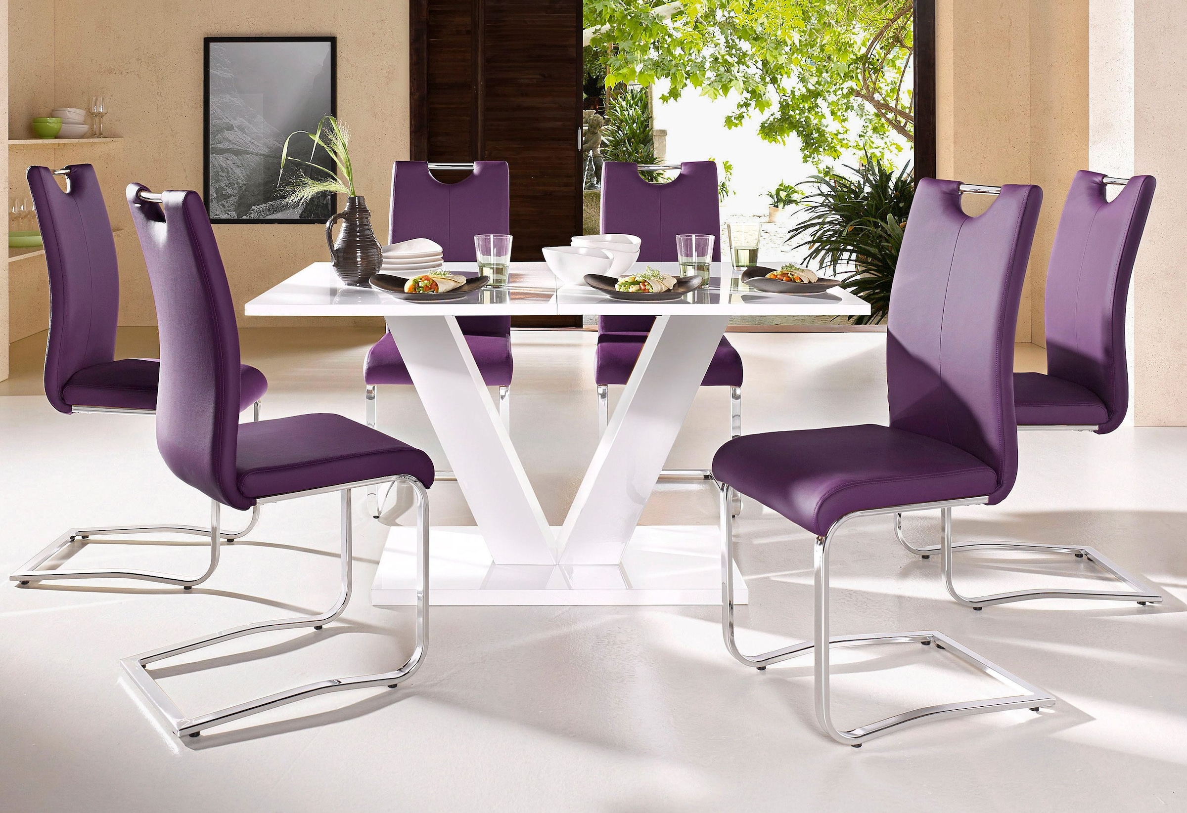 INOSIGN Esstisch »ausziehbar Andy, TOPSELLER!« Tisch, Esstisch, OTTOs Choice,  mit Auszugsfunktion,  2 Breiten (140-180 cm oder 180-220 cm)