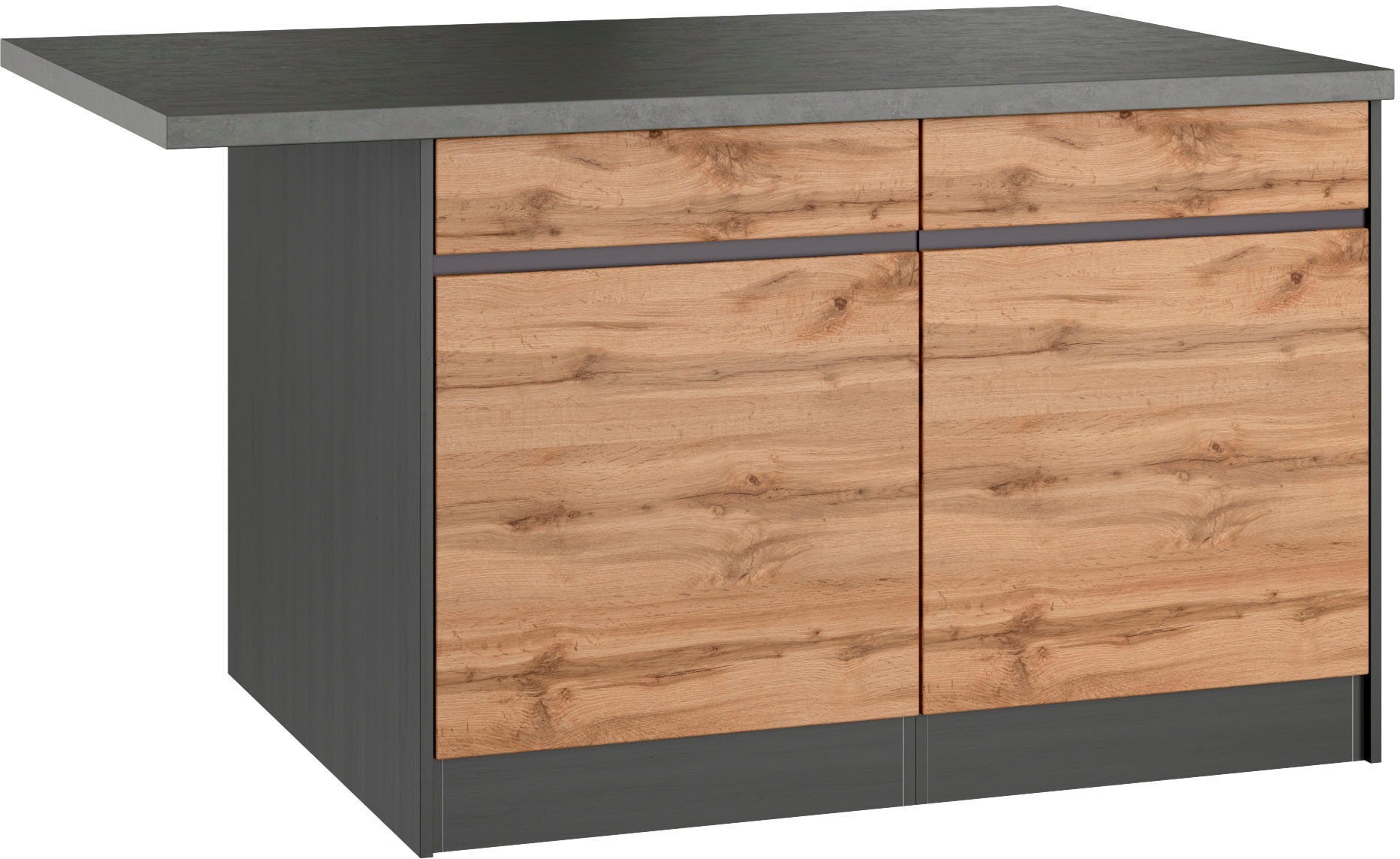 KOCHSTATION Winkelküche »KS-Riesa« Stellbreite 490/153 cm, ohne E-Geräte