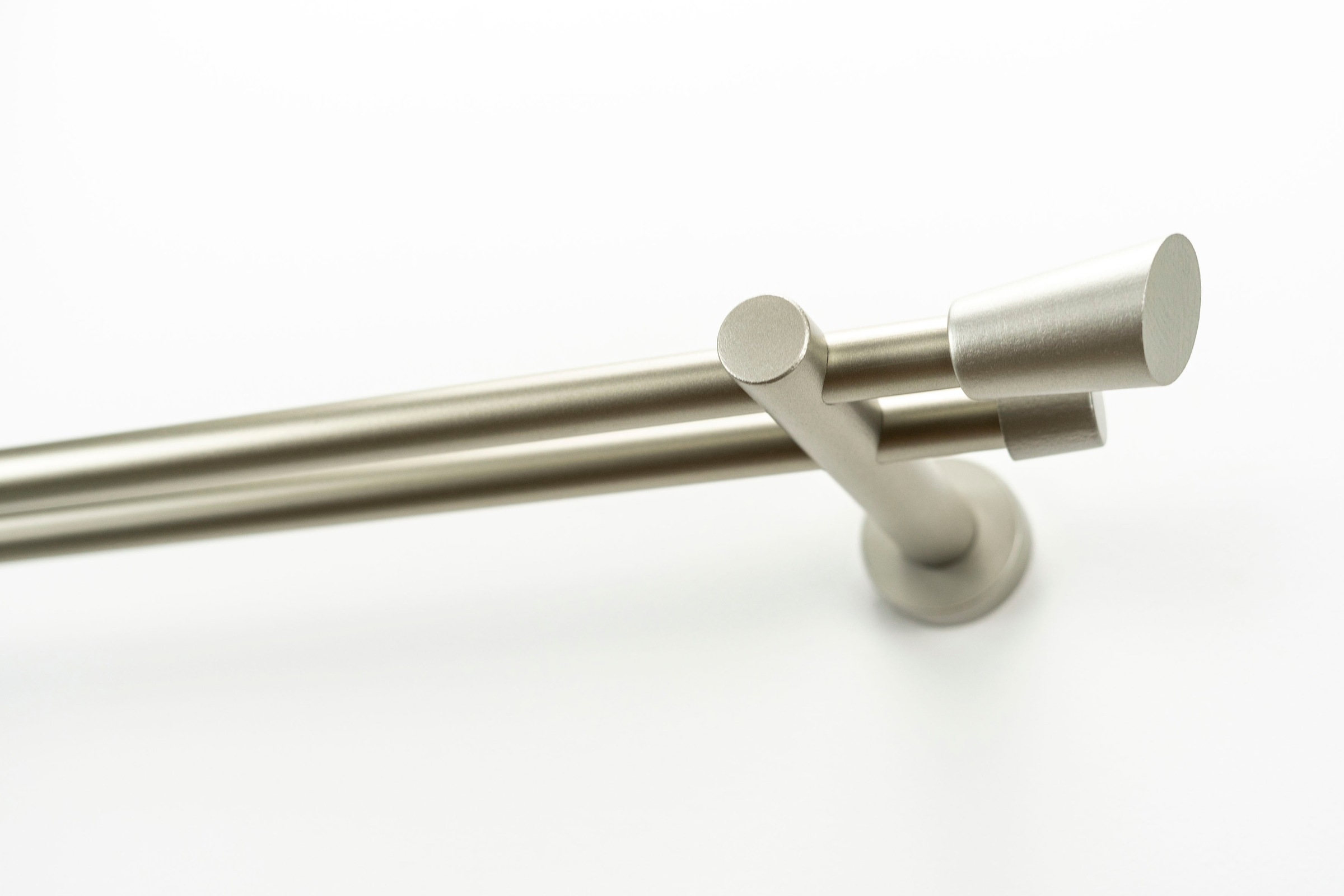 Image of GARESA Gardinenstange »MOLIS«, 2 läufig-läufig, Wunschmasslänge, Vorhanggarnitur, einfache Montage, mit Stangenverbinder verlängerbar, Wandmontage, Keil, ohne Ringe bei Ackermann Versand Schweiz