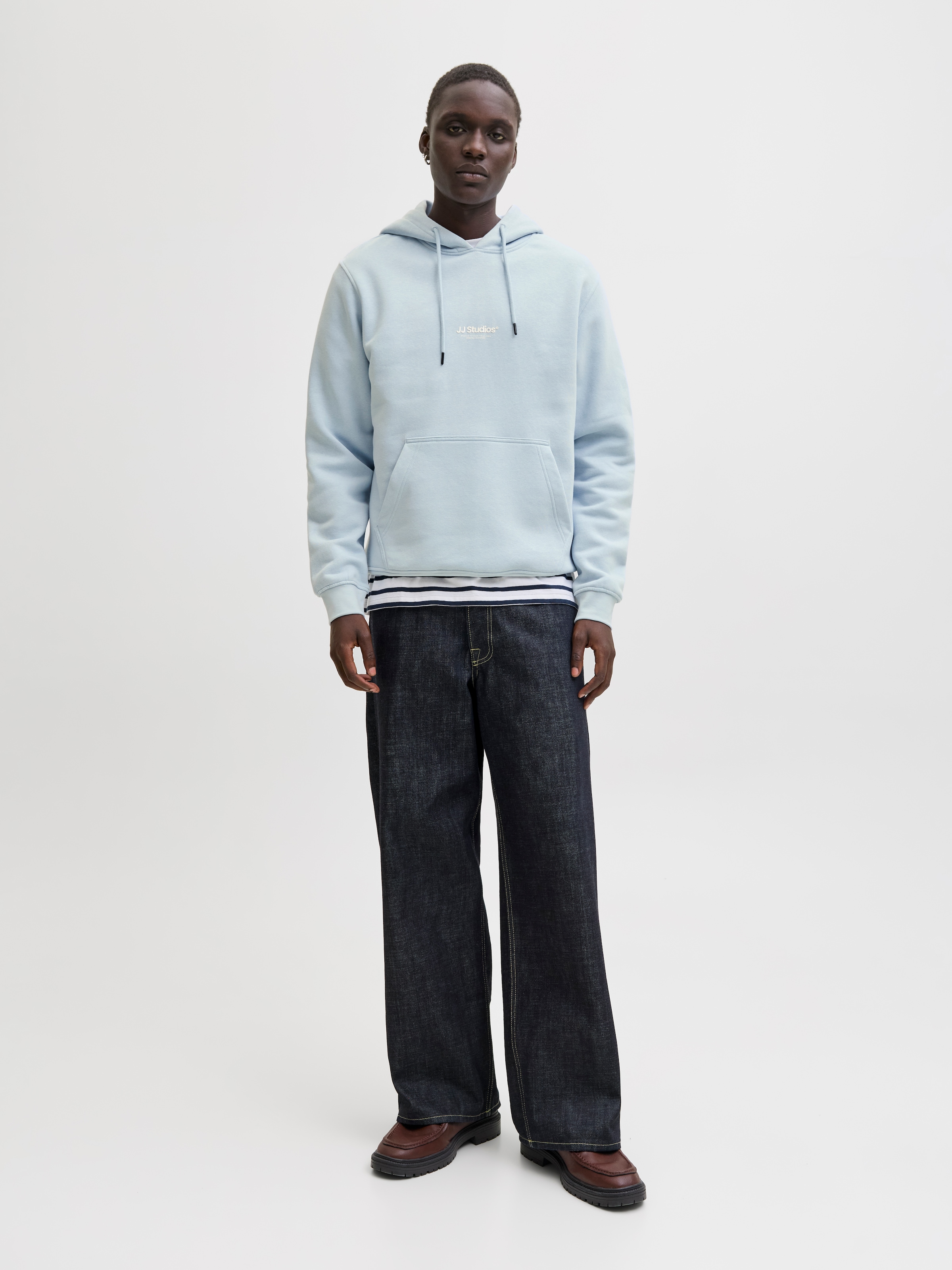 Jack & Jones Kapuzensweatshirt »JJESOHO SWEAT HOOD NOOS«, Baumwollmischung, relaxed fit
