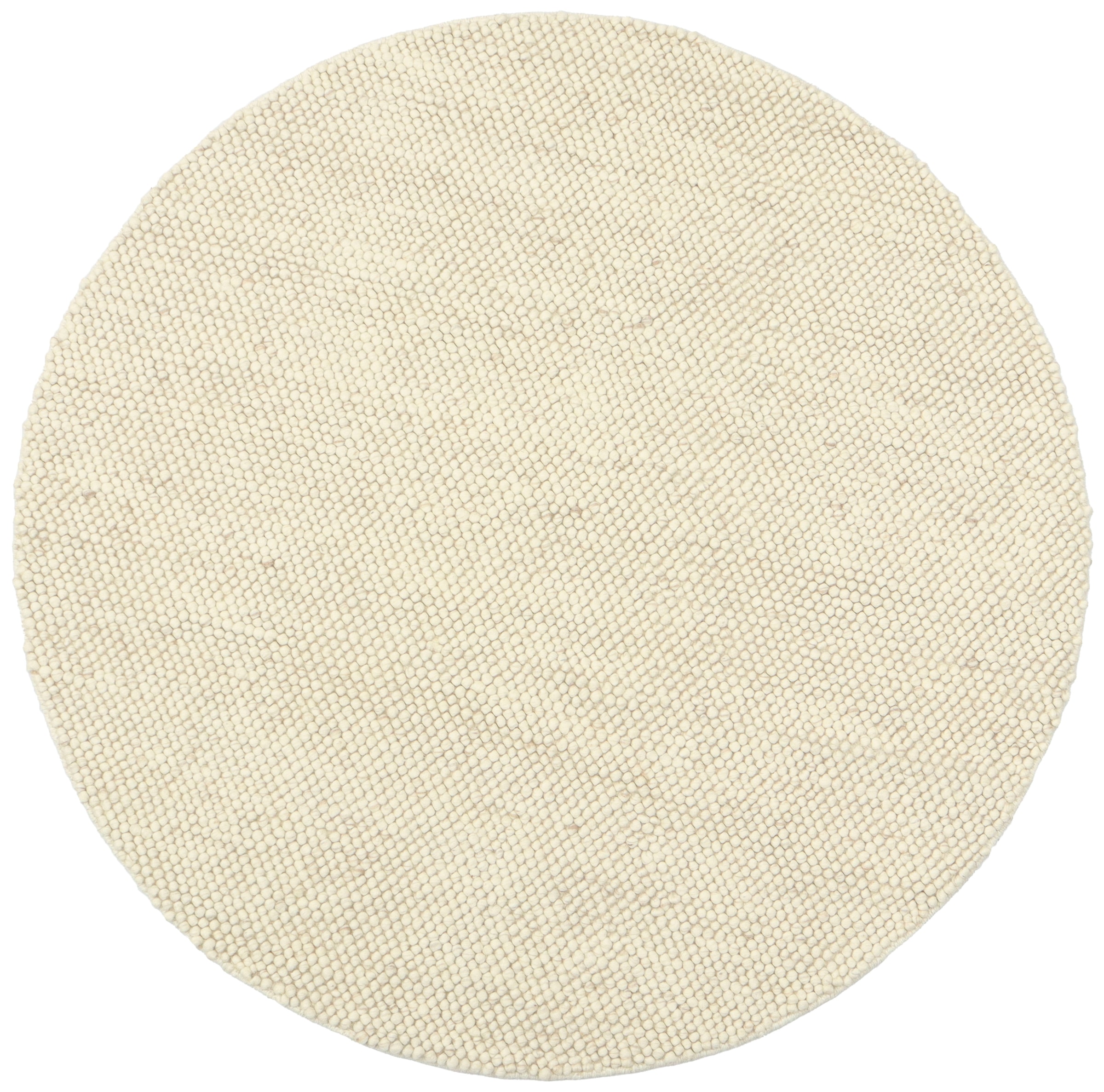 my home Wollteppich »Wolly« rund 14 mm Höhe Wolle, handgewebt, Handweb Teppiche, Wohnzimmer, Schlafzimmer