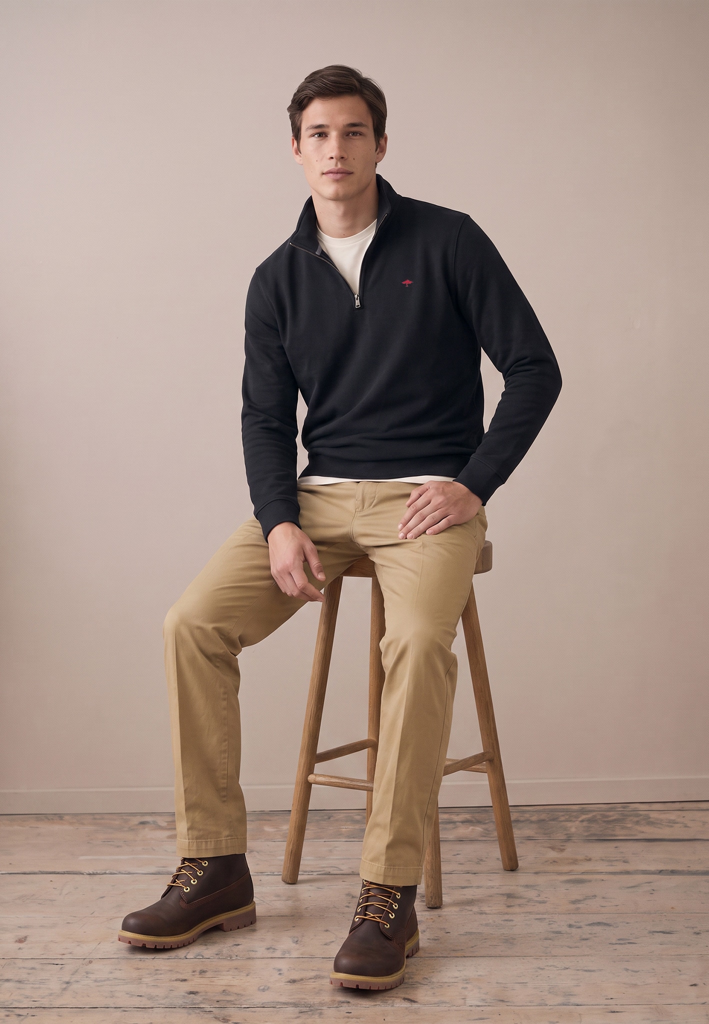 FYNCH-HATTON Sweat-shirt , avec broderie logo
