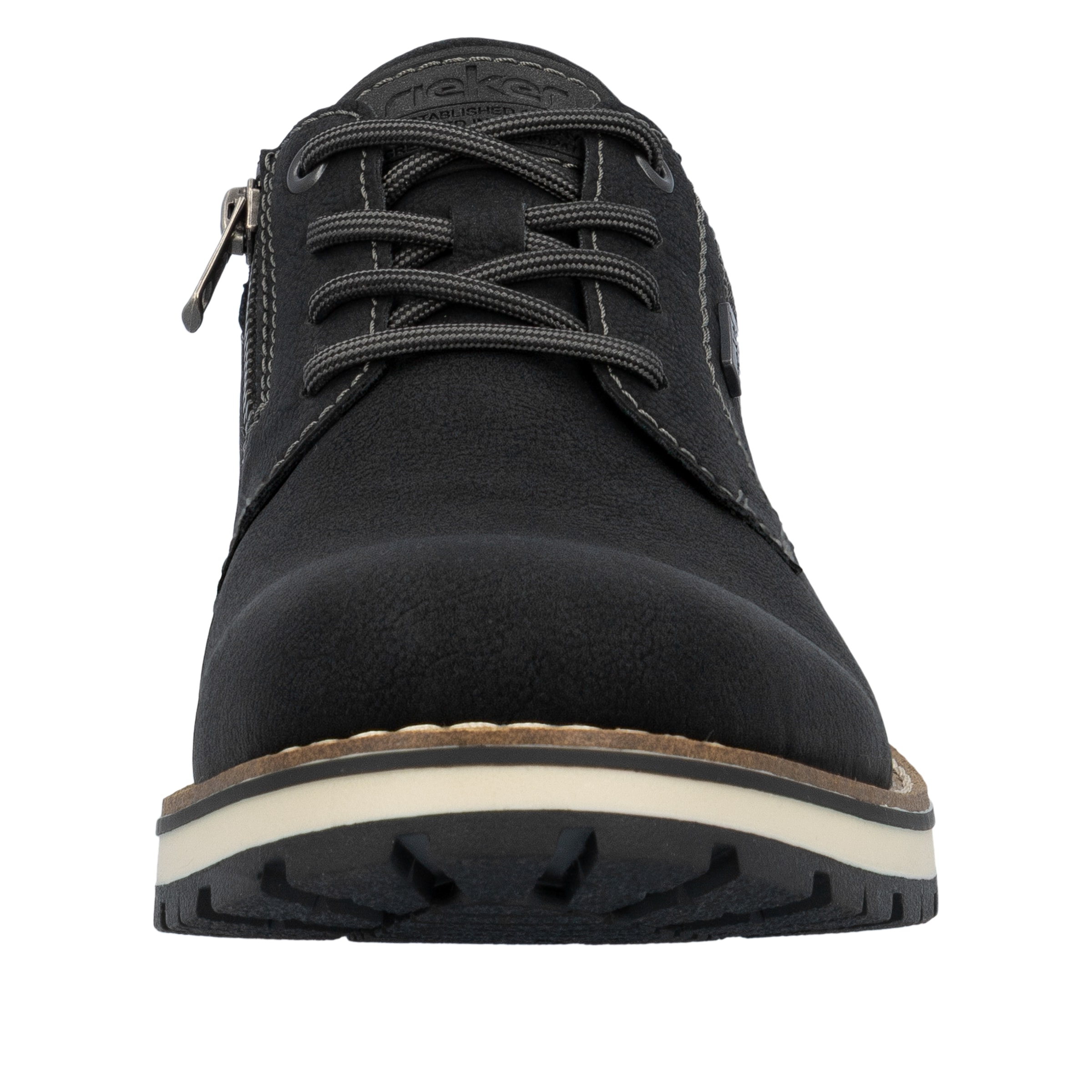 Rieker Schnürschuh  Business Schnürer, Halbschuh, Casual Sneaker mit Innenreissverschluss