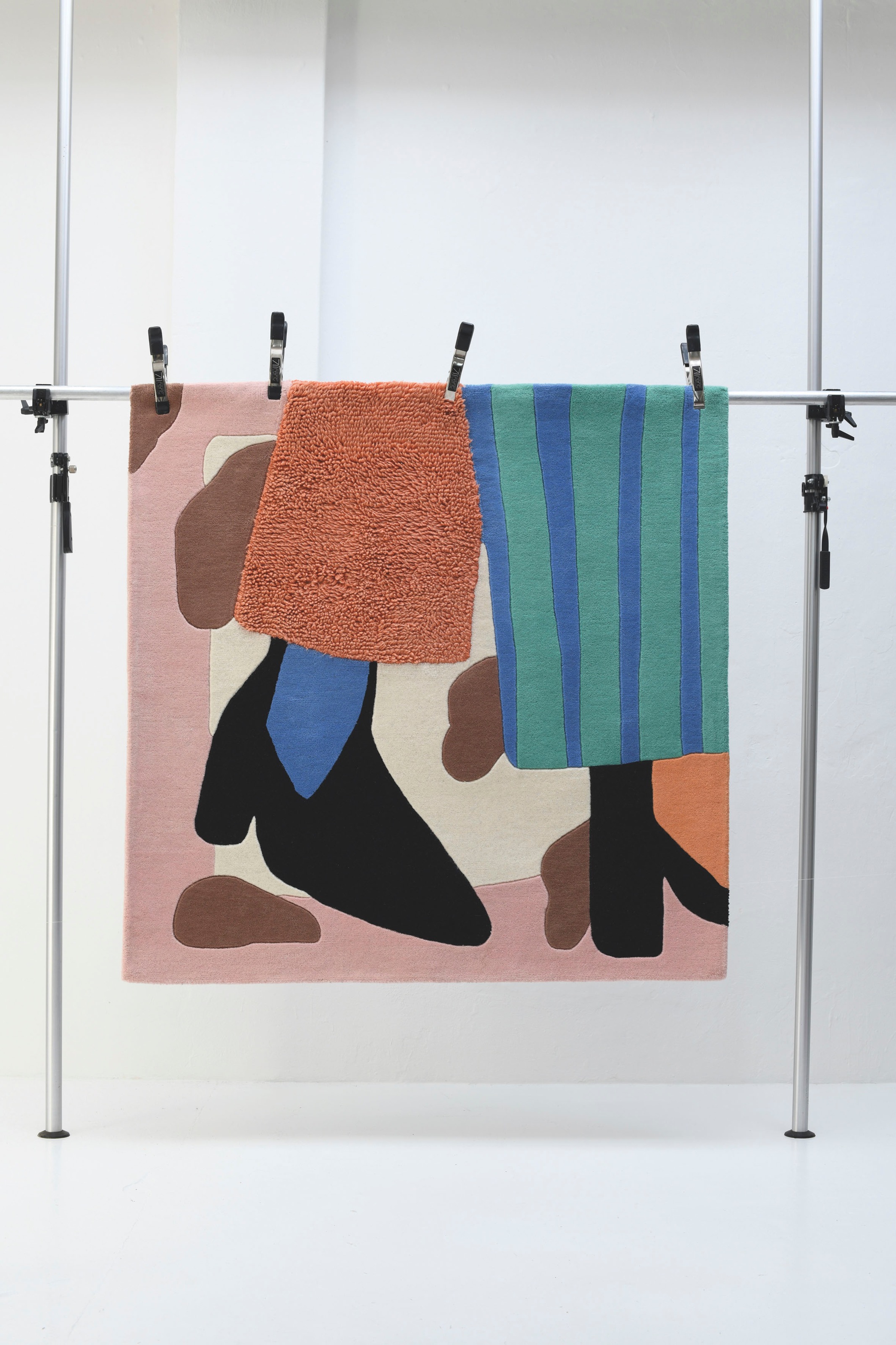 TOM TAILOR HOME Designteppich »Bings Do a little dance«, rechteckig, 10 mm Höhe, Kurzflor, reine Wolle, modernes Design