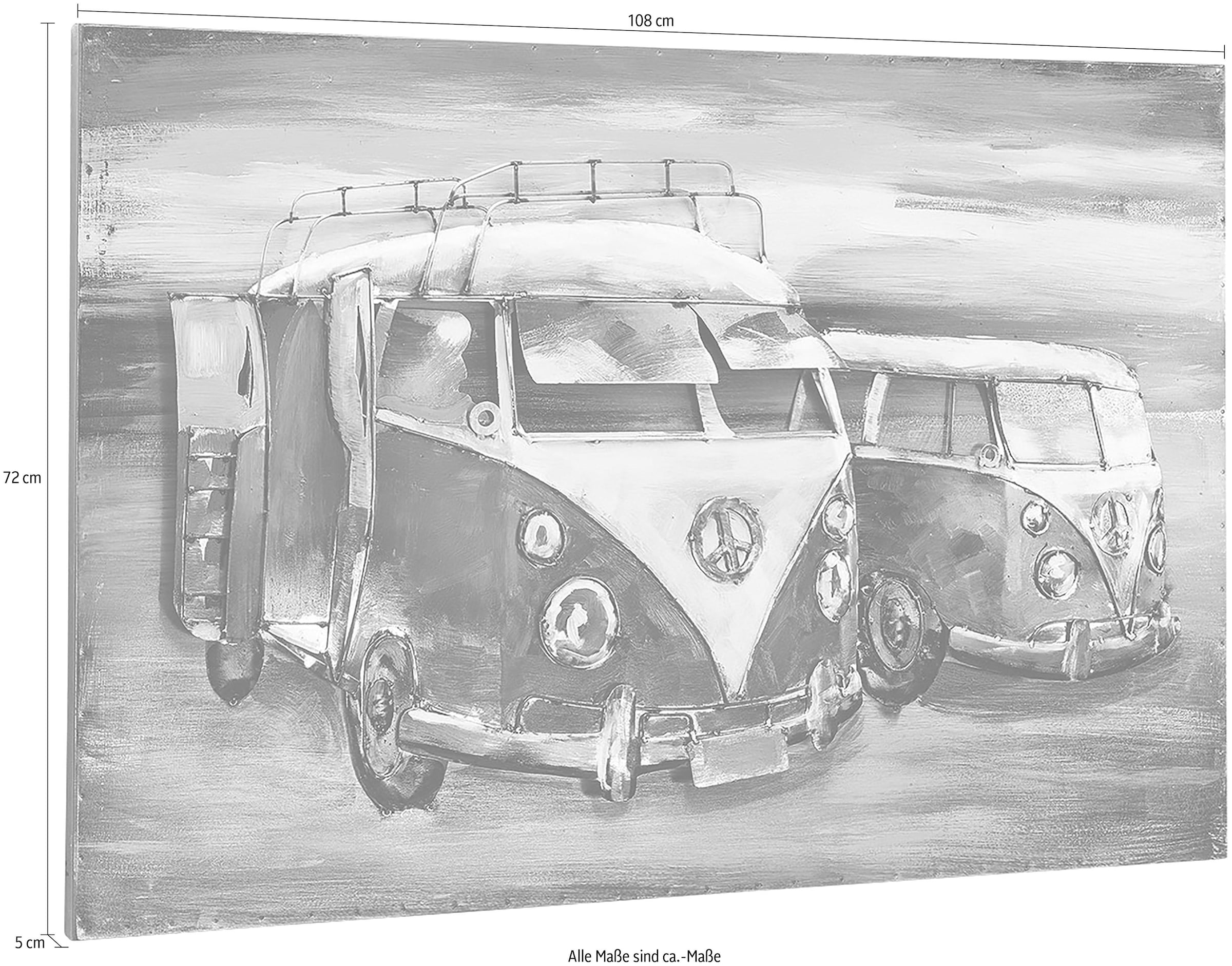 locker Tableau métallique »3D BULLI«