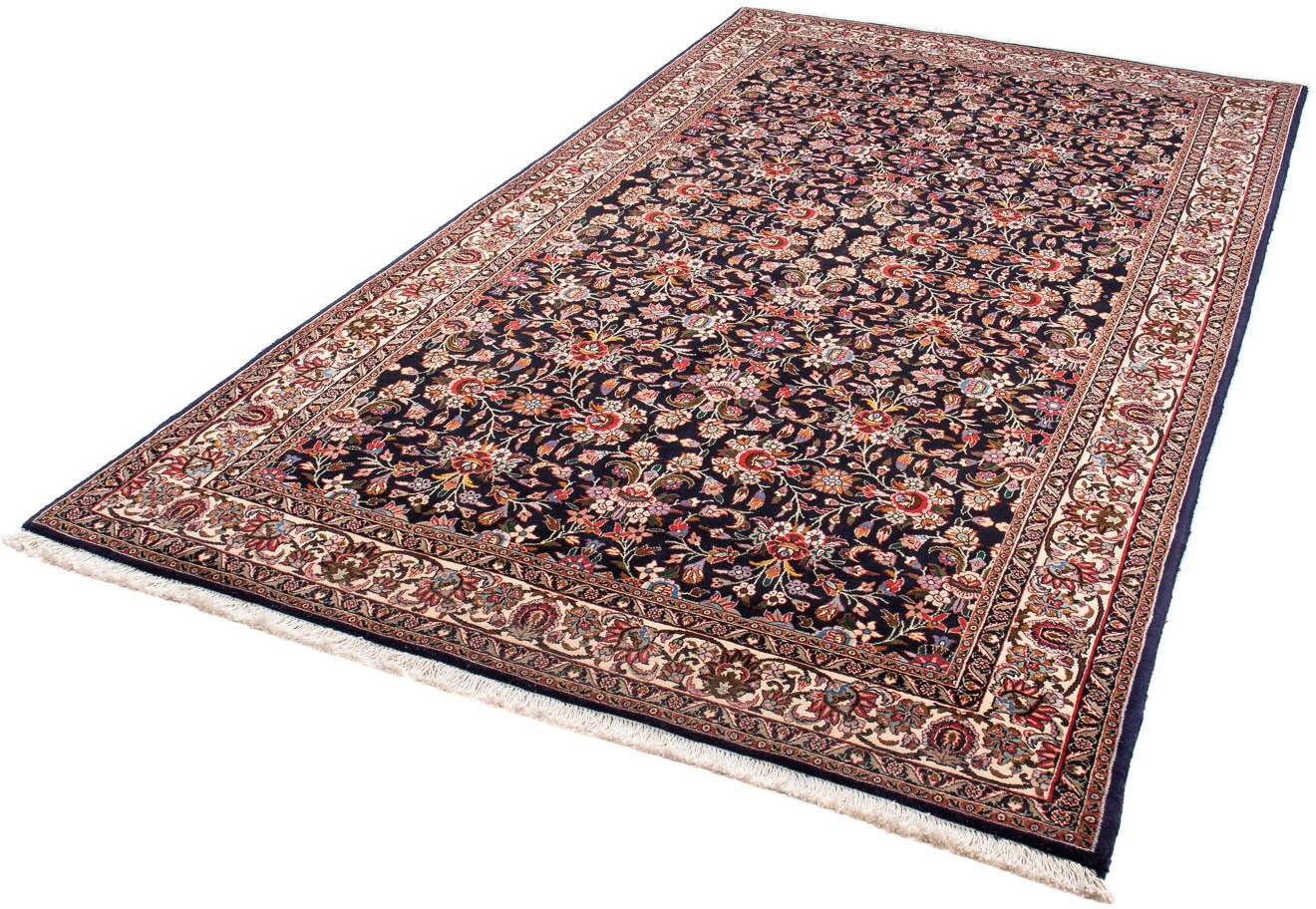 Image of morgenland Orientteppich »Perser - Bidjar - 266 x 150 cm - dunkelblau«, rechteckig, 15 mm Höhe, Wohnzimmer, Handgeknüpft, Einzelstück mit Zertifikat bei Ackermann Versand Schweiz