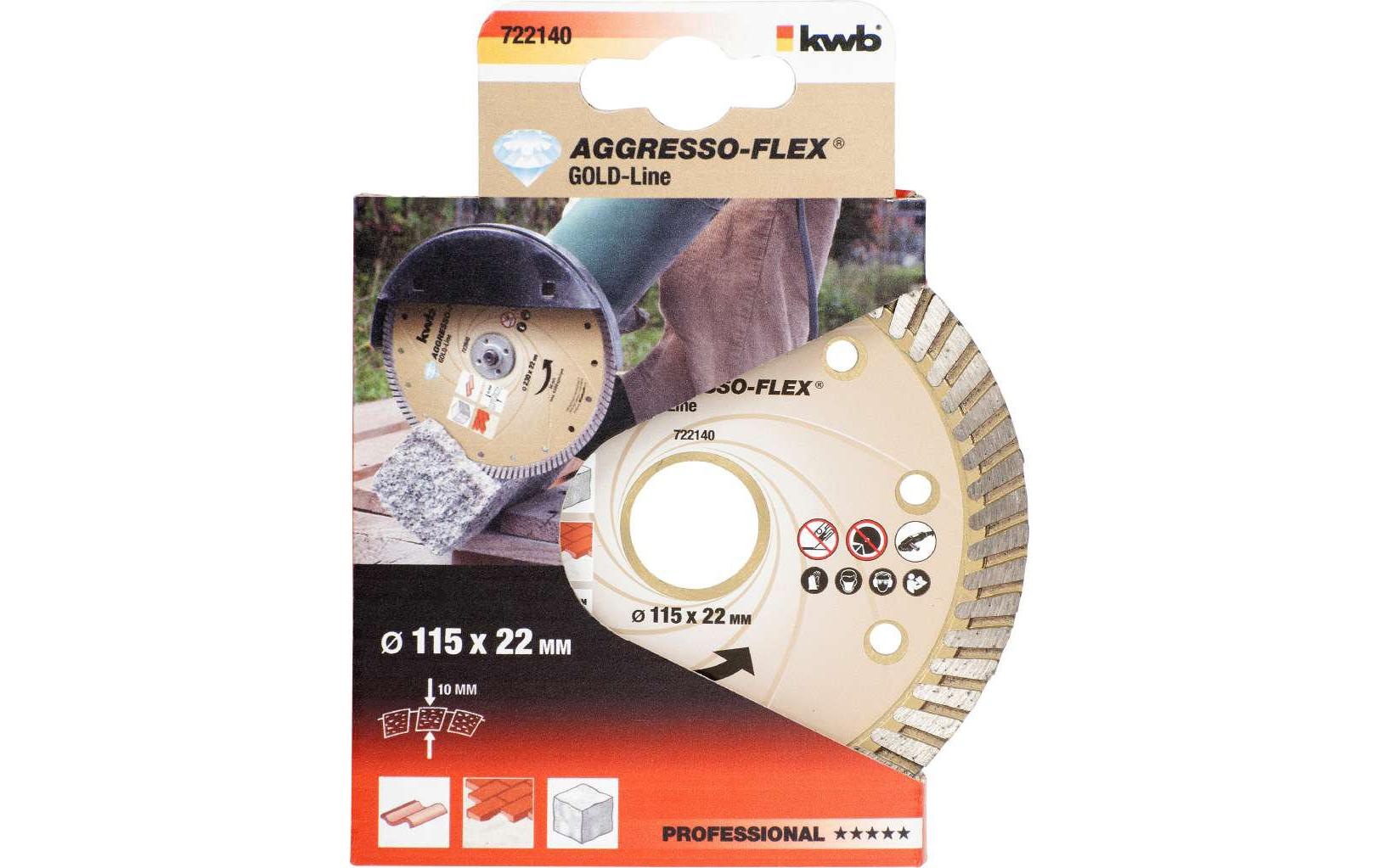 kwb Disque diamant »Trennscheibe Gold-Line Diamant 115mm«