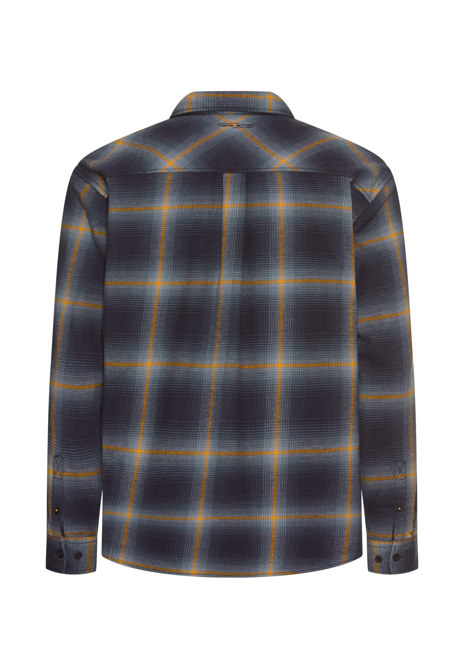 camel active Langarmhemd mit Logo Stickerei