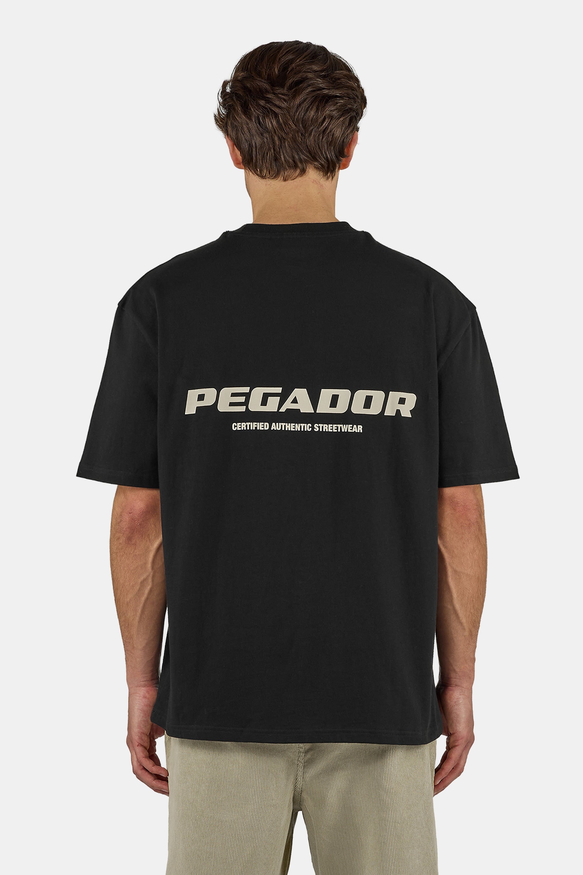 PEGADOR Shirt à col rond »COLNE LOGO OVERSIZED TEE« Coton, oversize