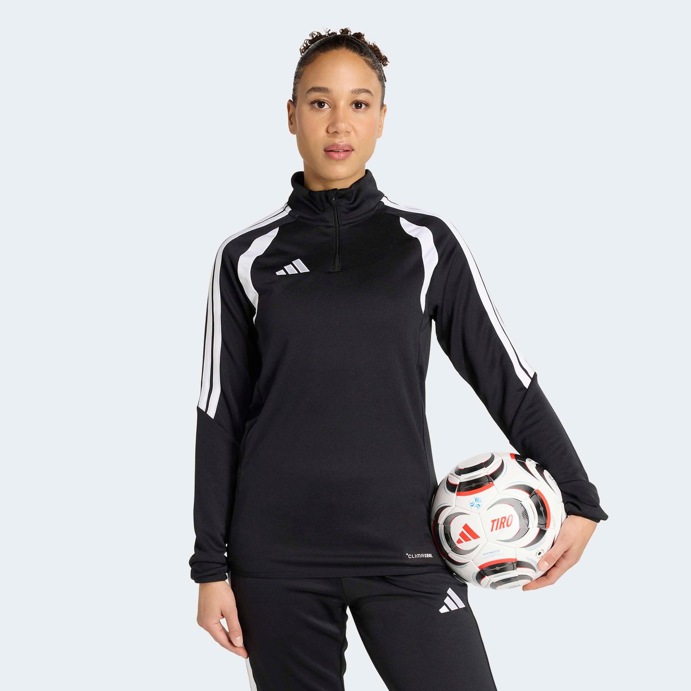 Image of adidas Performance Trainingsshirt "TIRO26 LEAGUE TRAININGSOBERTEIL" mit Reissverschluss bis zur Brust, mit Climacool-Technologie