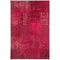morgenland Teppich »Patchwork - 297 x 200 cm - rot«, rechteckig, 7 mm Höhe, Wohnzimmer, Handgeknüpft, Einzelstück mit Zertifikat