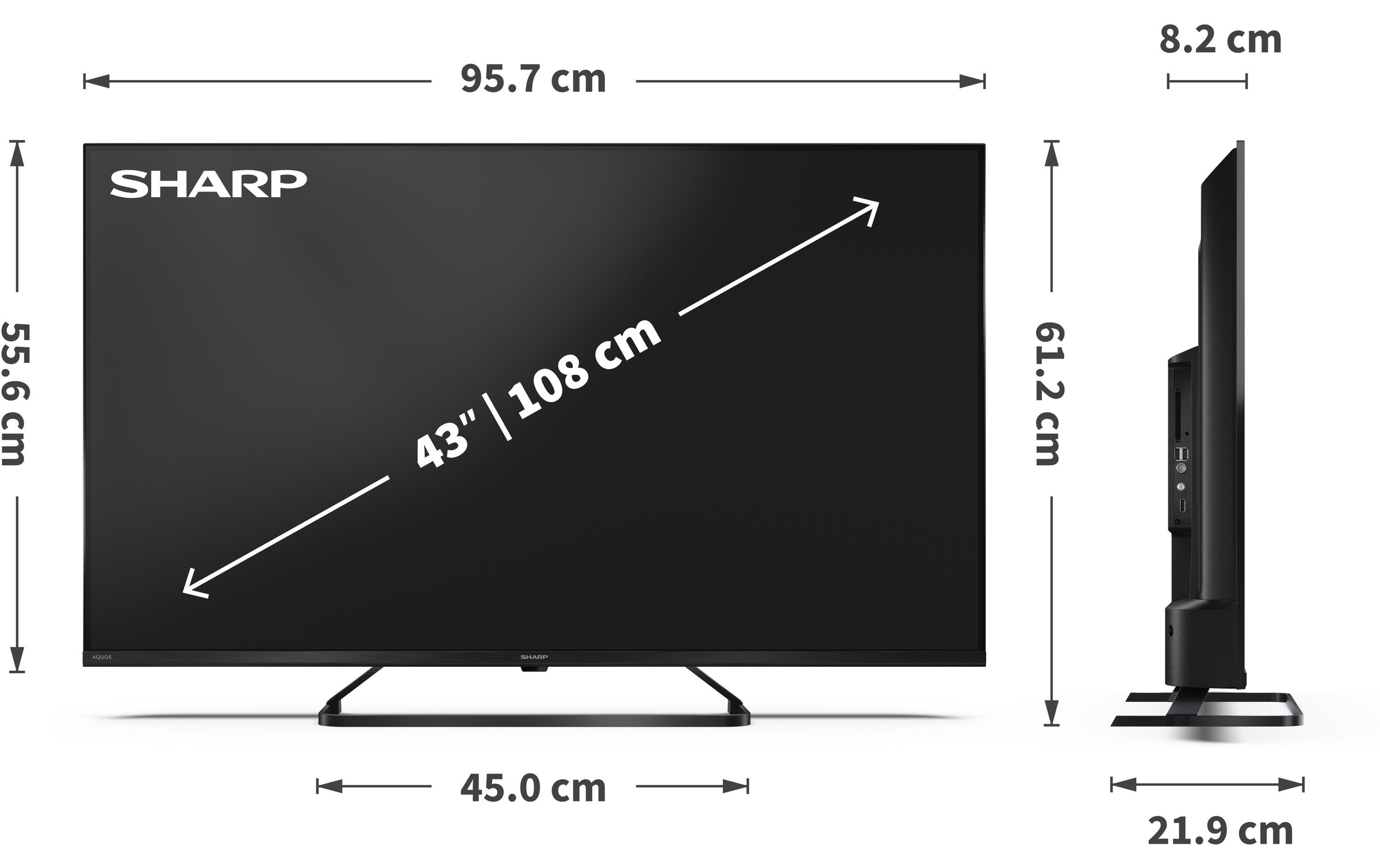   Téléviseur QLED »43HP6265E« 108 cm/43 ″