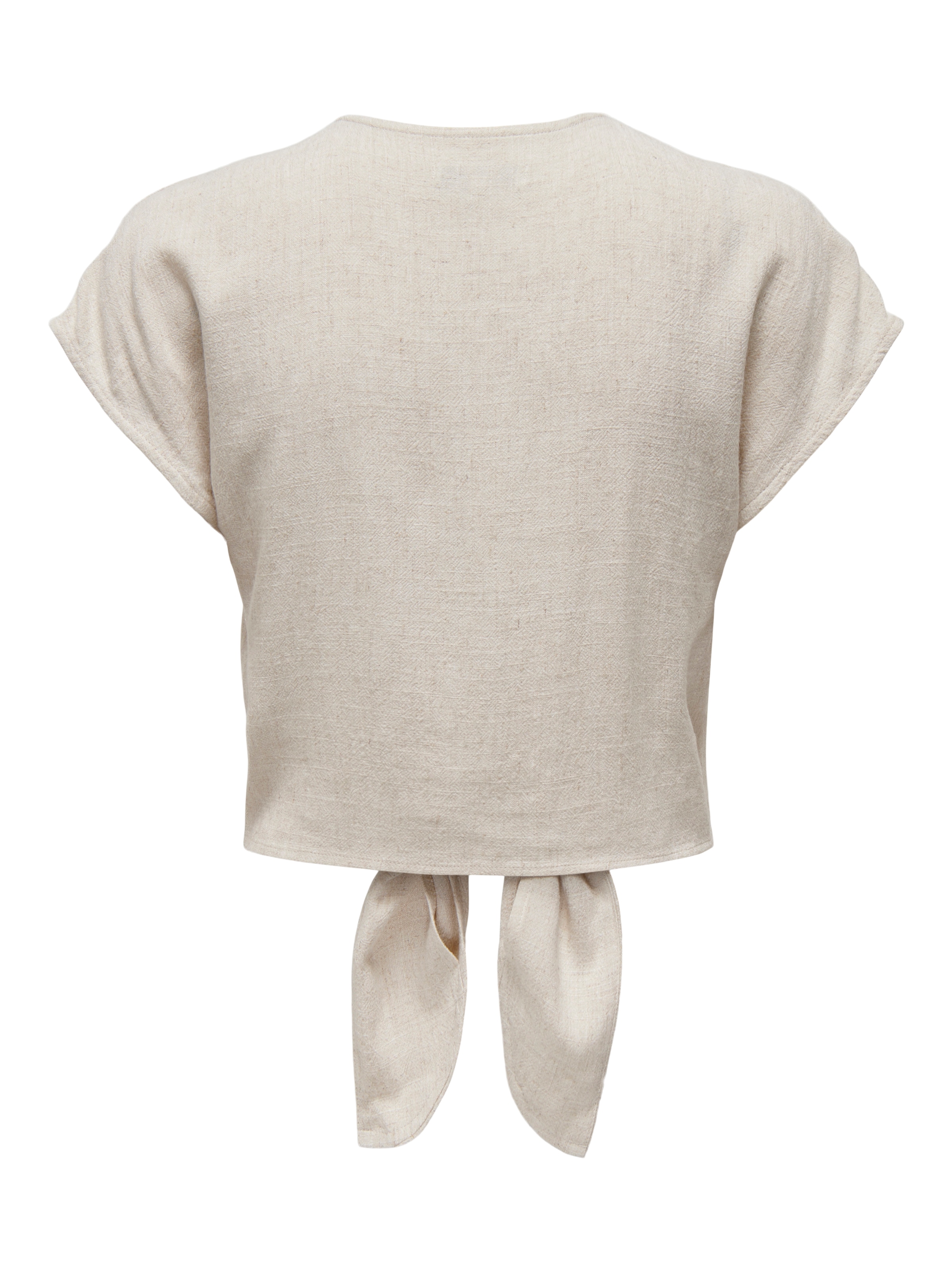 ONLY Kurzarmbluse »ONLSIESTA SS KNOT LIN BL SHIRT PNT NOOS«