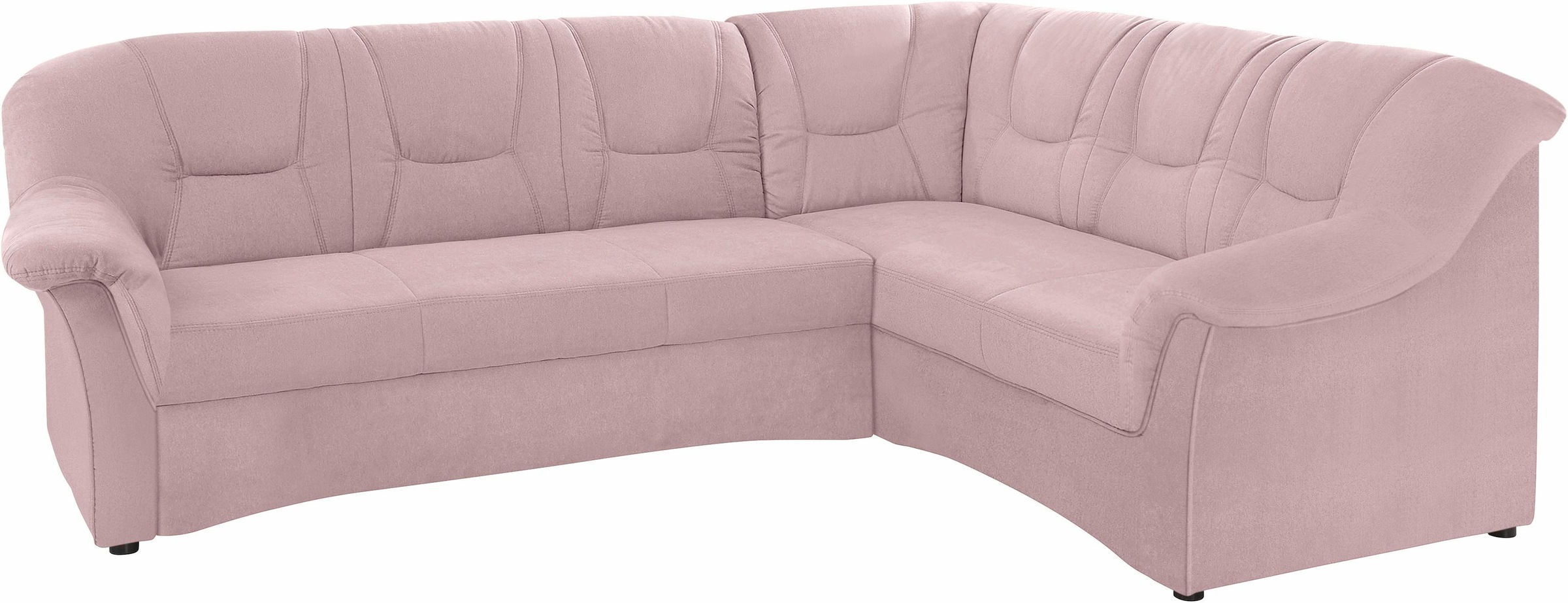 DOMO collection Ecksofa »Sarafina zeitlos und komfortabel, optional mit Federkern, L-Form«, wahlweise mit Bettfunktion