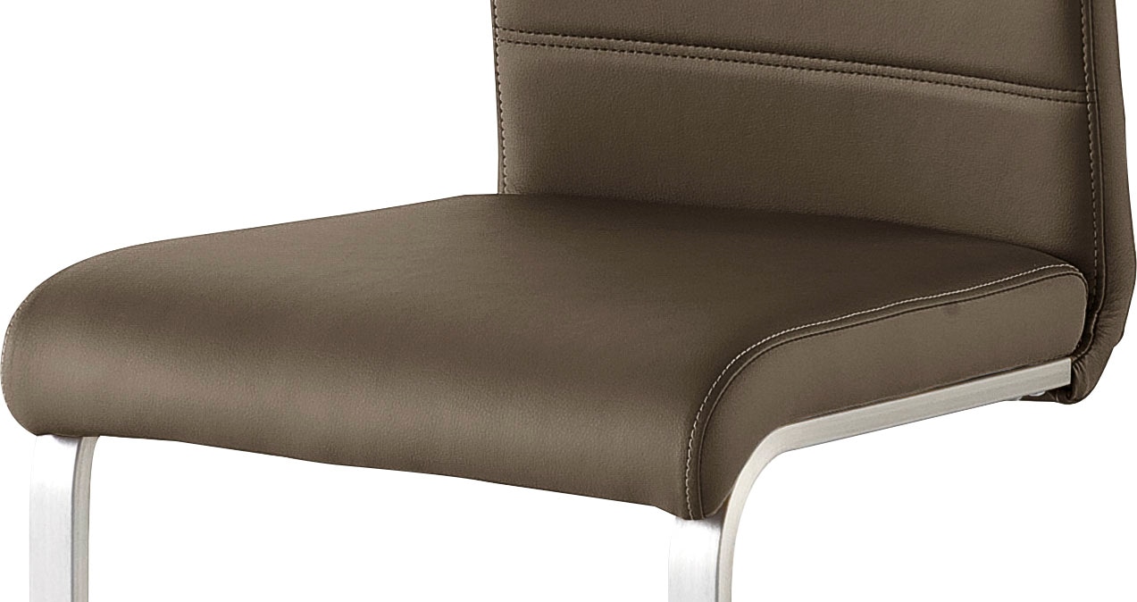 MCA furniture Kunstleder, 2 Freischwinger Stuhl kaufen (Set), belastbar bis St., »Pescara«, jetzt 120 Kg