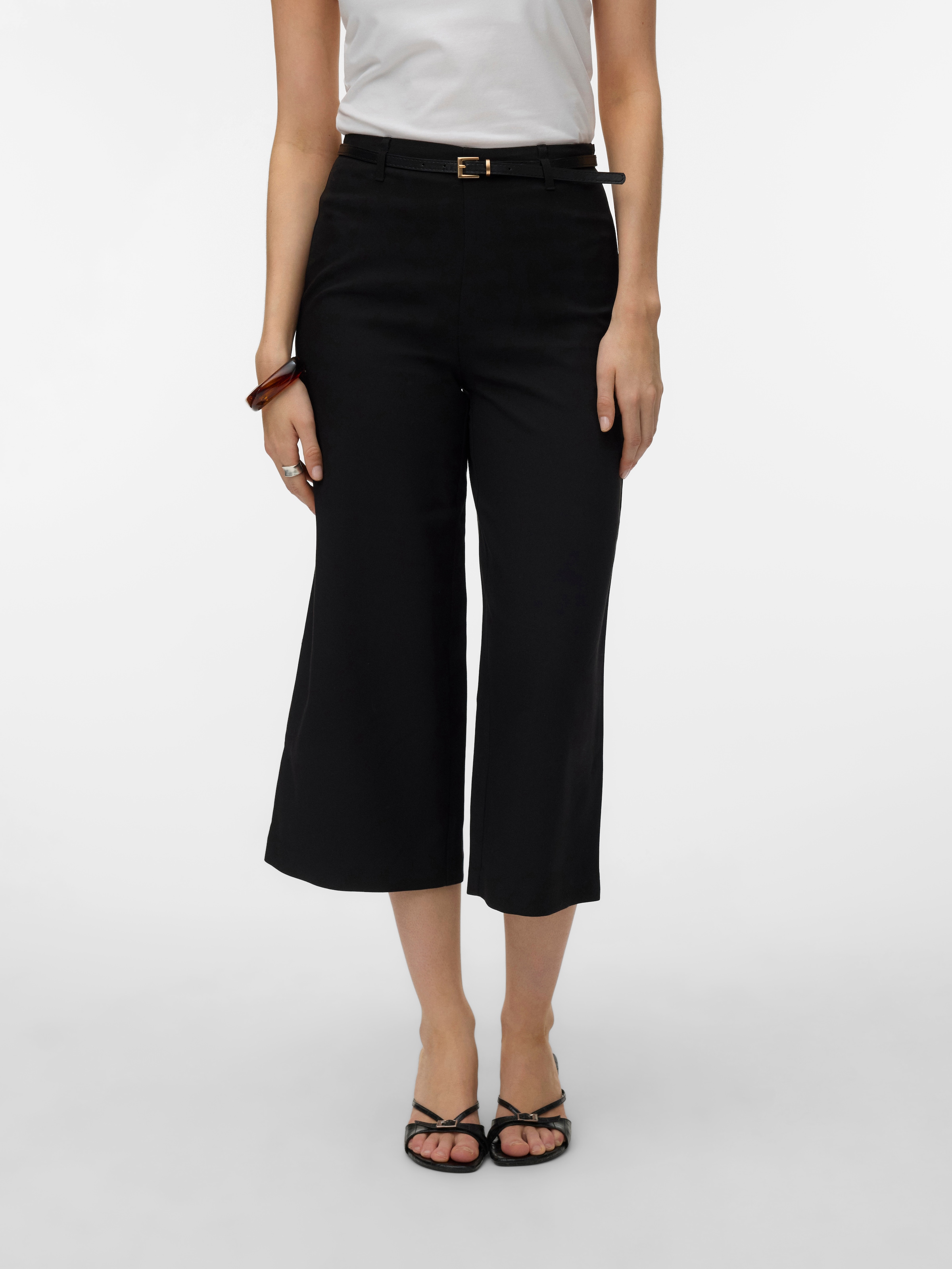 Image of Vero Moda Anzughose "VMELMA HW WIDE CULOTTE BELT PANT NOOS"