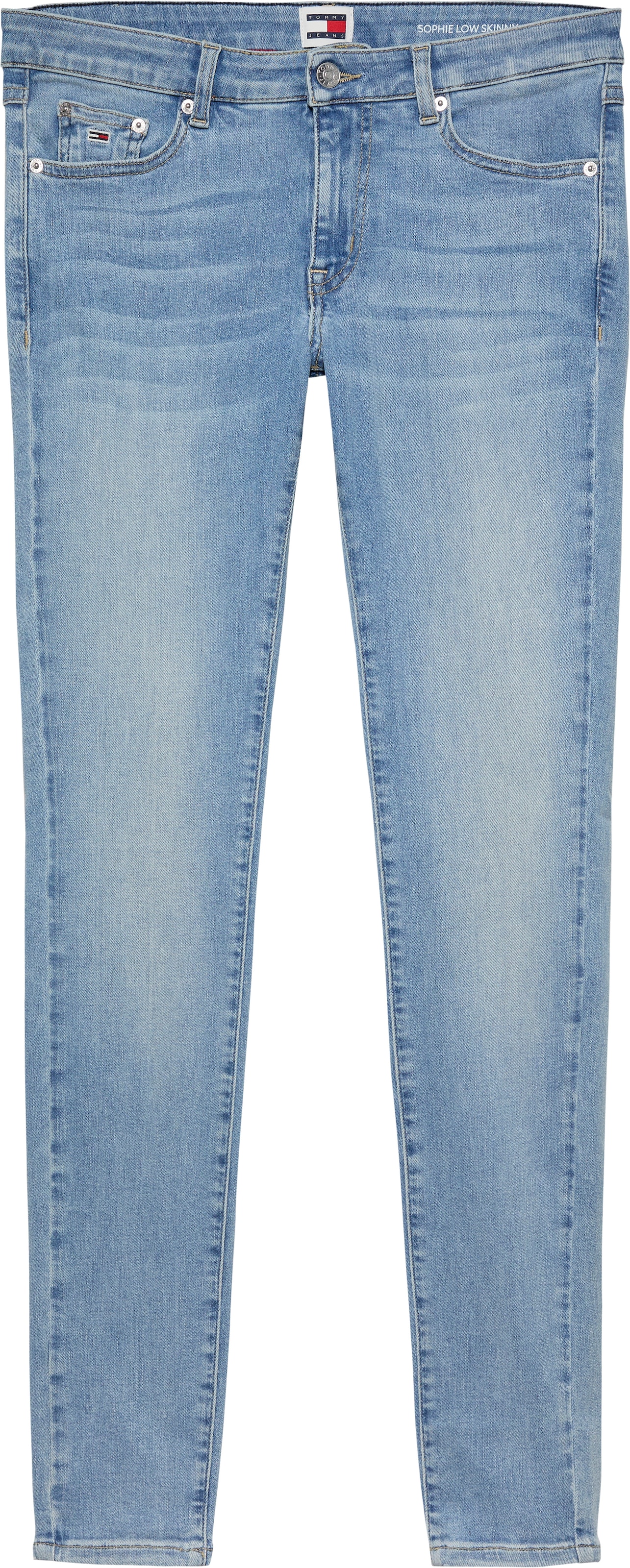 Tommy Jeans Skinny-fit-Jeans »Tommy Jeans Damenjeans Low Waist Skinny«, mit Waschung, Logo-Badge