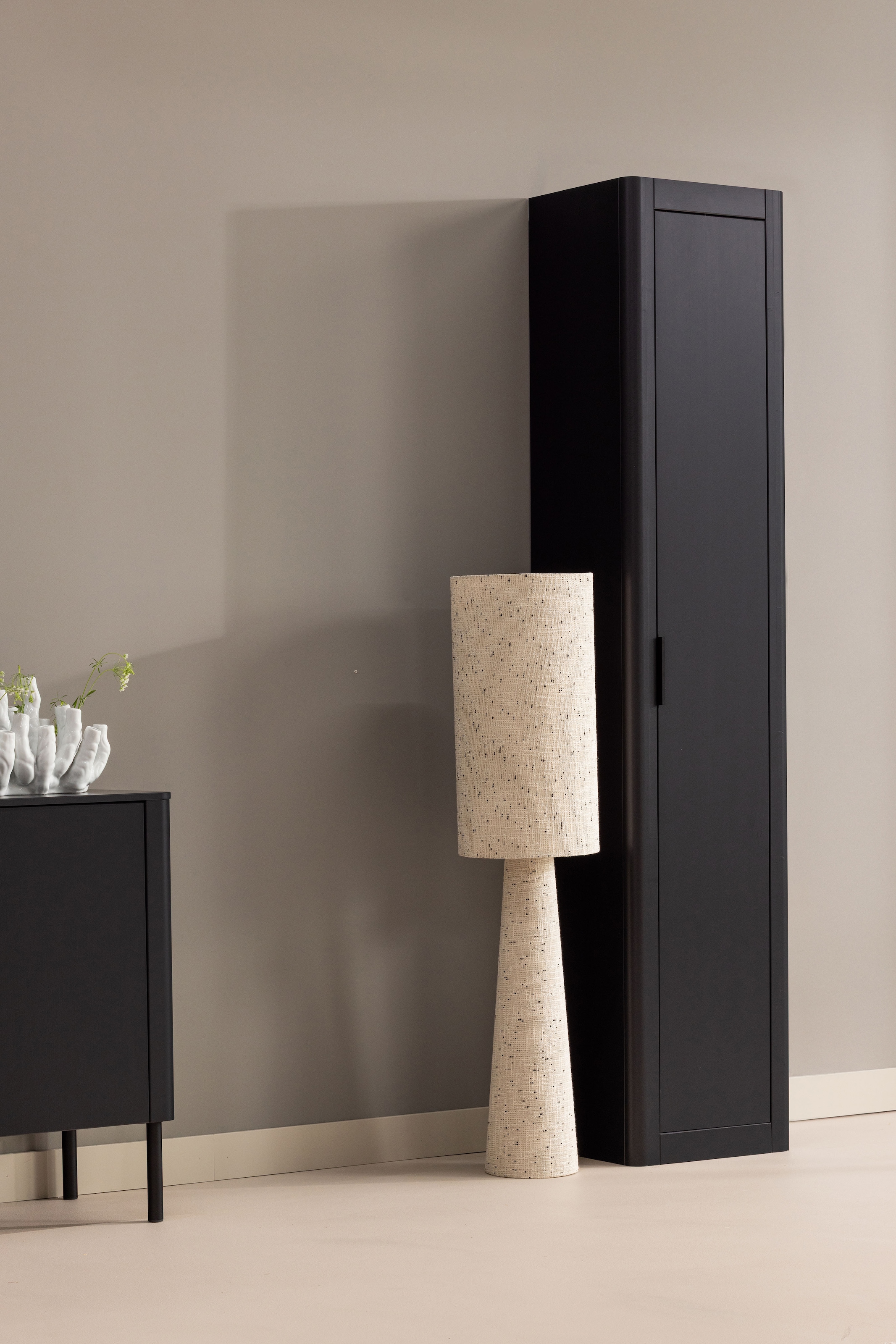Image of WOOOD Mehrzweckschrank "Gunnar FSC Mix Kiefernholz mit sichtbare Maserung 45x39x217 cm" Tragkraft 30 kg pro Boden, Schutzlackiert, Wandbefestigung empfohlen