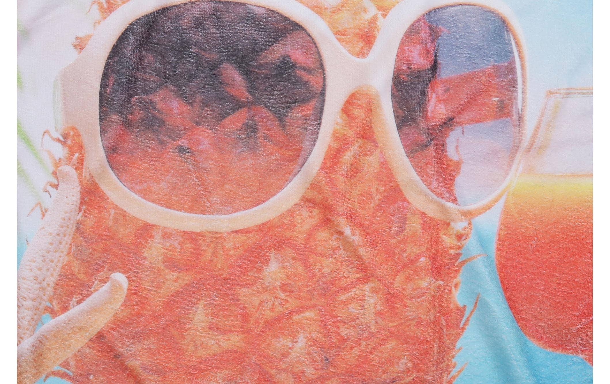   Strandtuch »Foutastic Circle Ananas-Cocktail, Mehrfarbig«