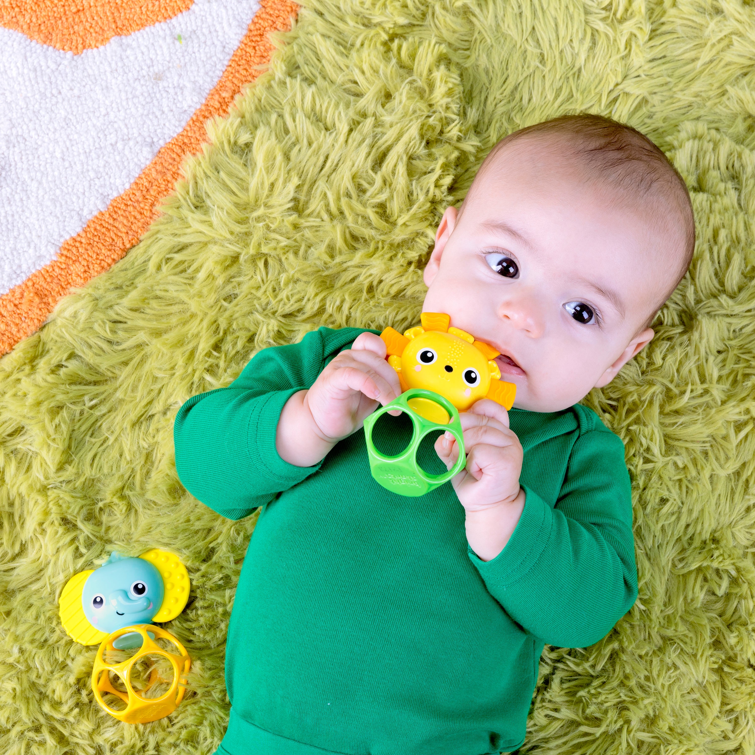 Bright Starts Jouet de préhension »Soother Pals Easy-Grasp Teether Toys«