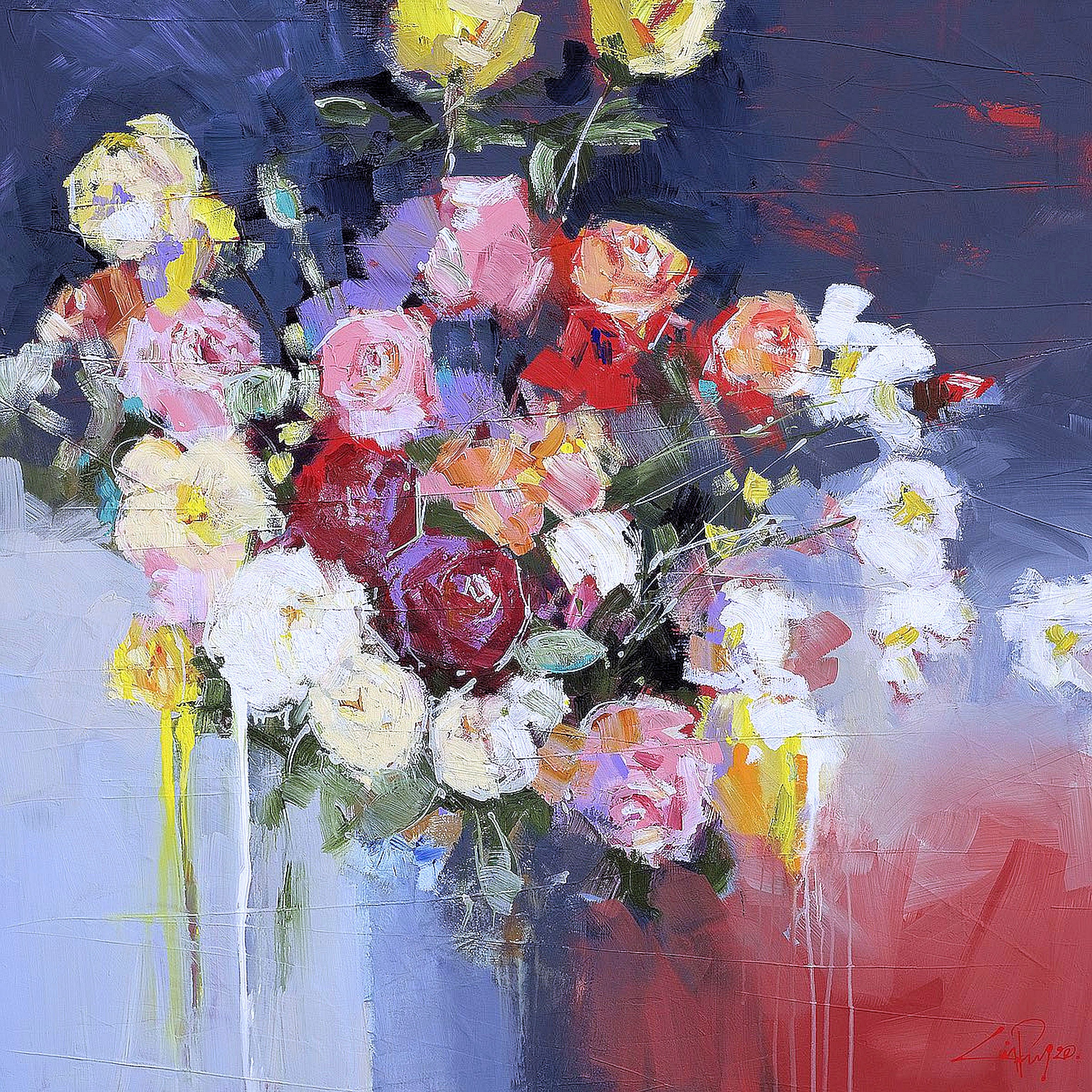 Image of my home Kunstdruck »C.T. PENNY / Bunte Blumen«, (1 St.) bei Ackermann Versand Schweiz