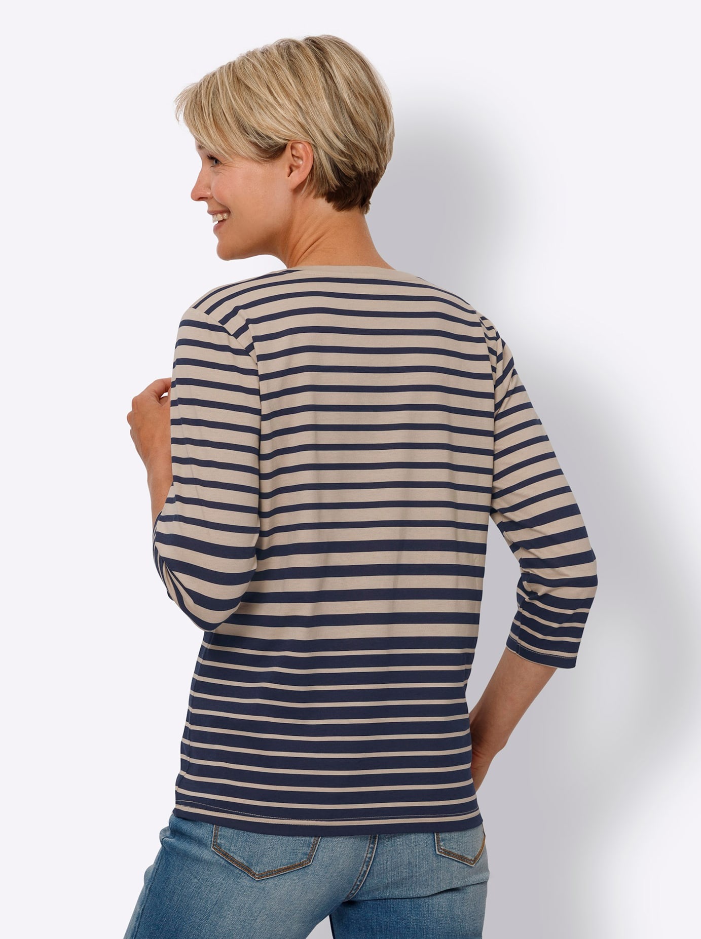 Classic Basics 3/4-Arm-Shirt »Ringelshirt«, (1 tlg.)