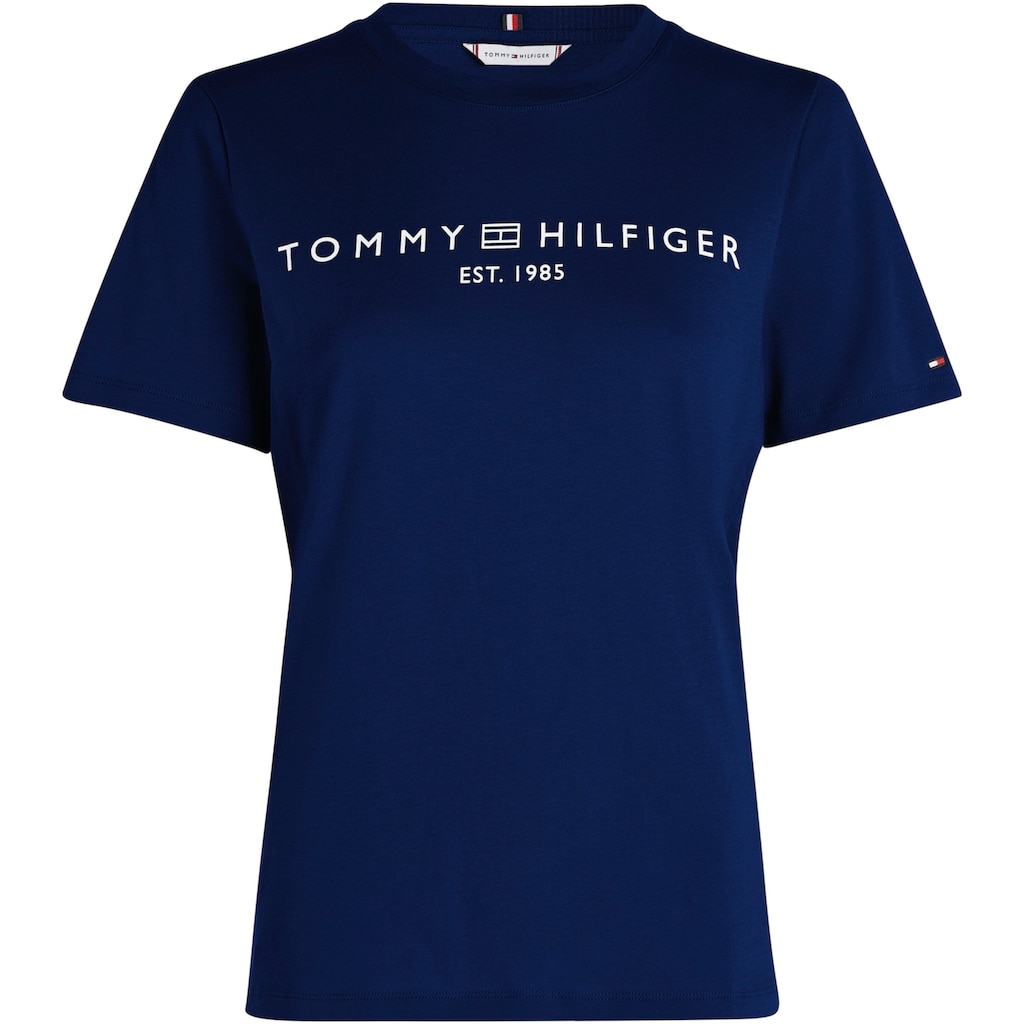 Tommy Hilfiger Curve Rundhalsshirt »CRV REG CORP LOGO C-NK SS«