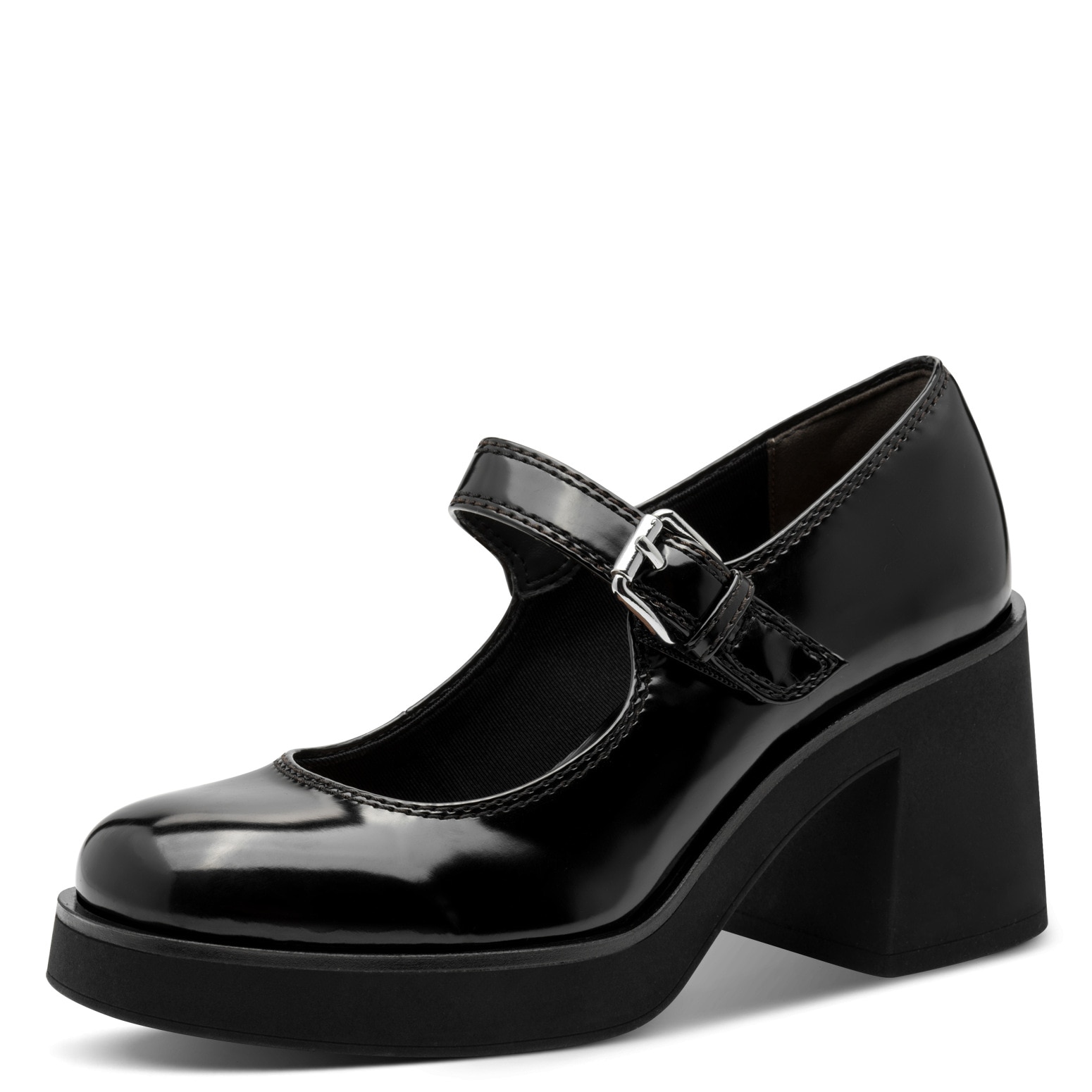 Image of Tamaris Spangenpumps Blockabsatz, eleganter Spangenpumps, Schuh in veganer Verarbeitung