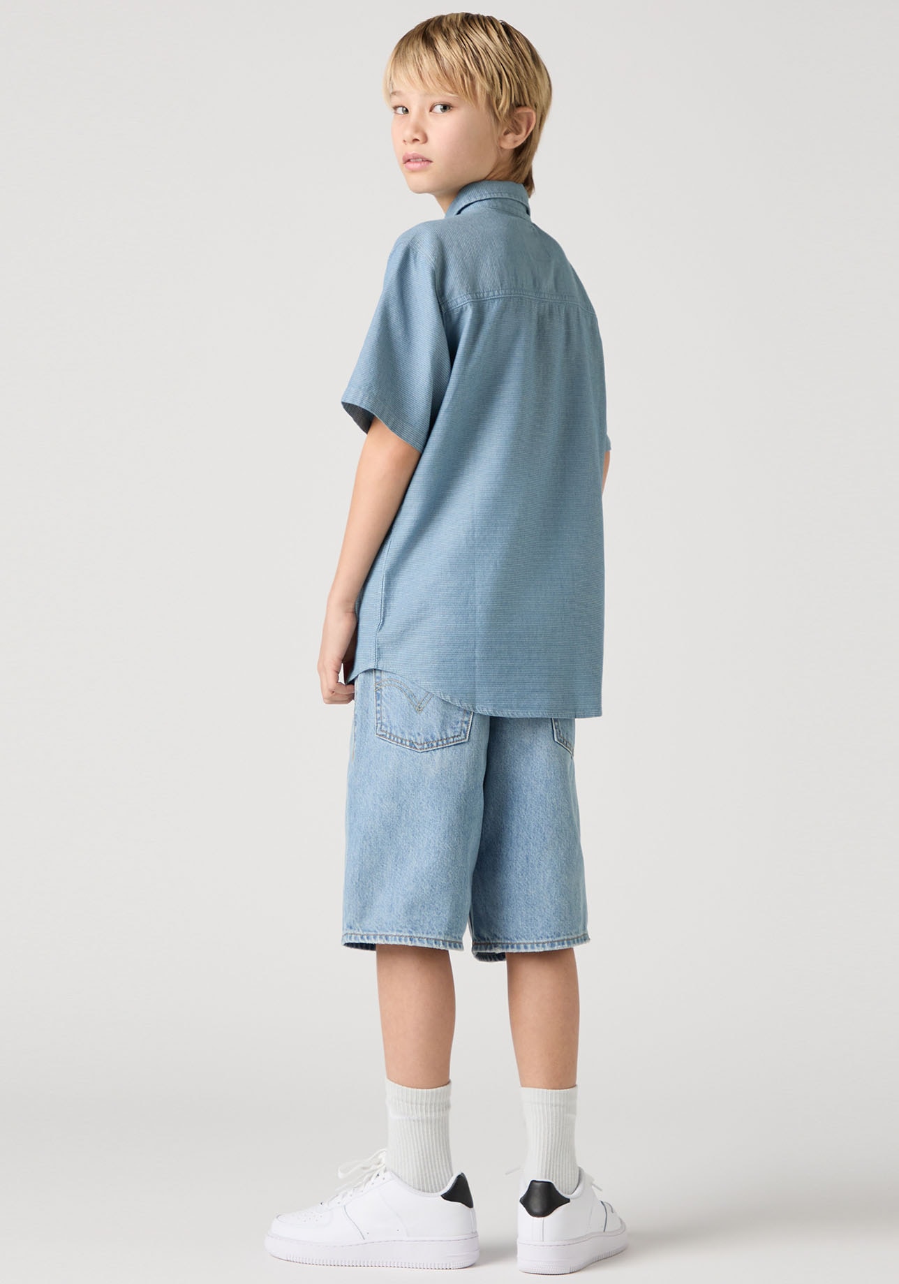 Levi's® Kids Short en jean aus robustem Baumwolldenim