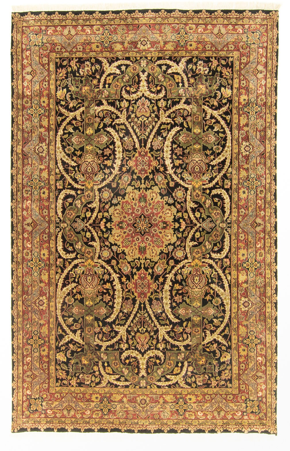 morgenland Wollteppich »Hochflor Teppich Sarai«, rechteckig, 10 mm Höhe