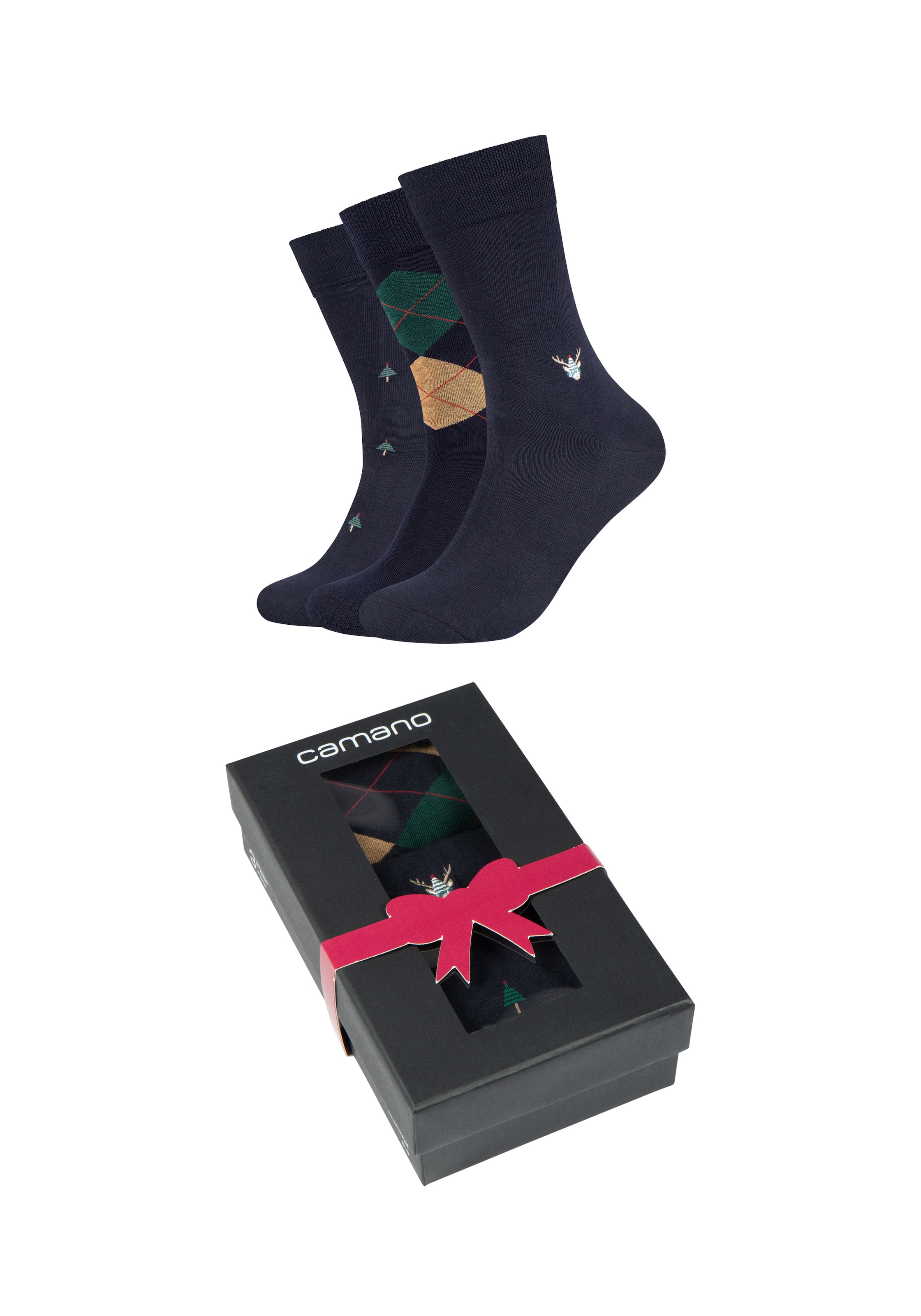 Image of Camano Sneakersocken "ca-soft" 3 Stk. tlg. mit elastischem Bund