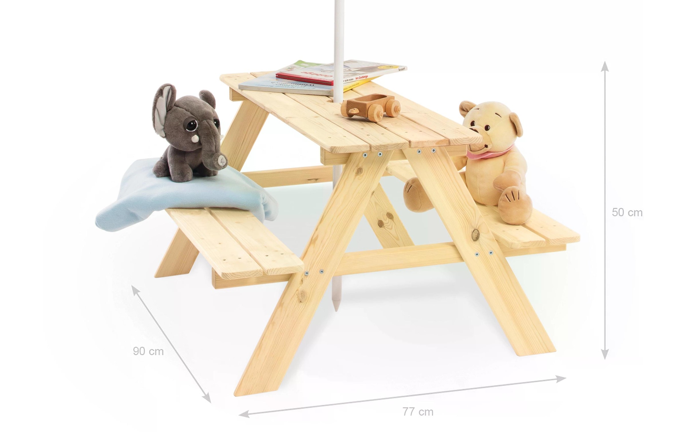 Pinolino® Kindersitzgruppe »für 4 mit Schirmloch«