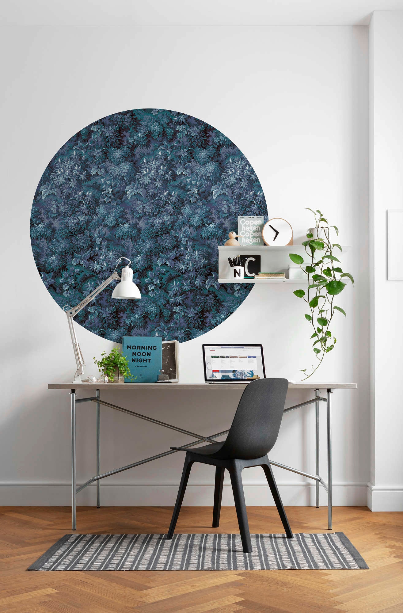Komar Papier peint intissé »Vlies selbstklebend - Azul - Grösse 125 x 125 cm« imprimé Wohnzimmer, Schlafzimmer