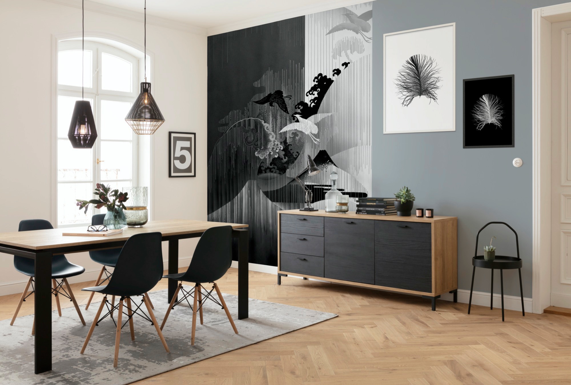 Komar Vliestapete »Digitaldruck Vlies -  Yin Yang - Grösse 200 x 280 cm« bedruckt glatt Wohnzimmer, Schlafzimmer